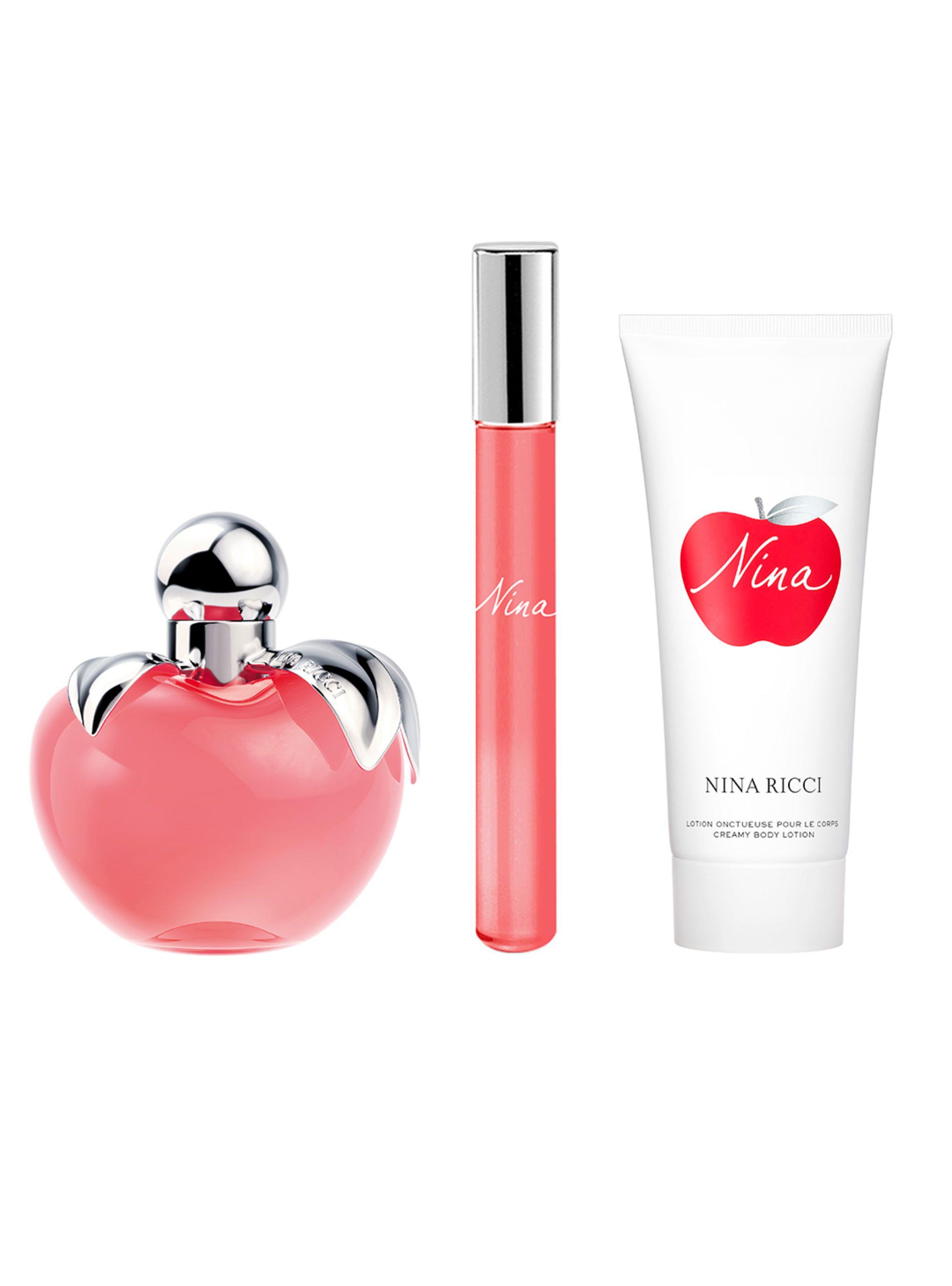 Set Perfume Nina EDT 80 ml + Body Lotion 75 ml + Roll On 10 ml-0