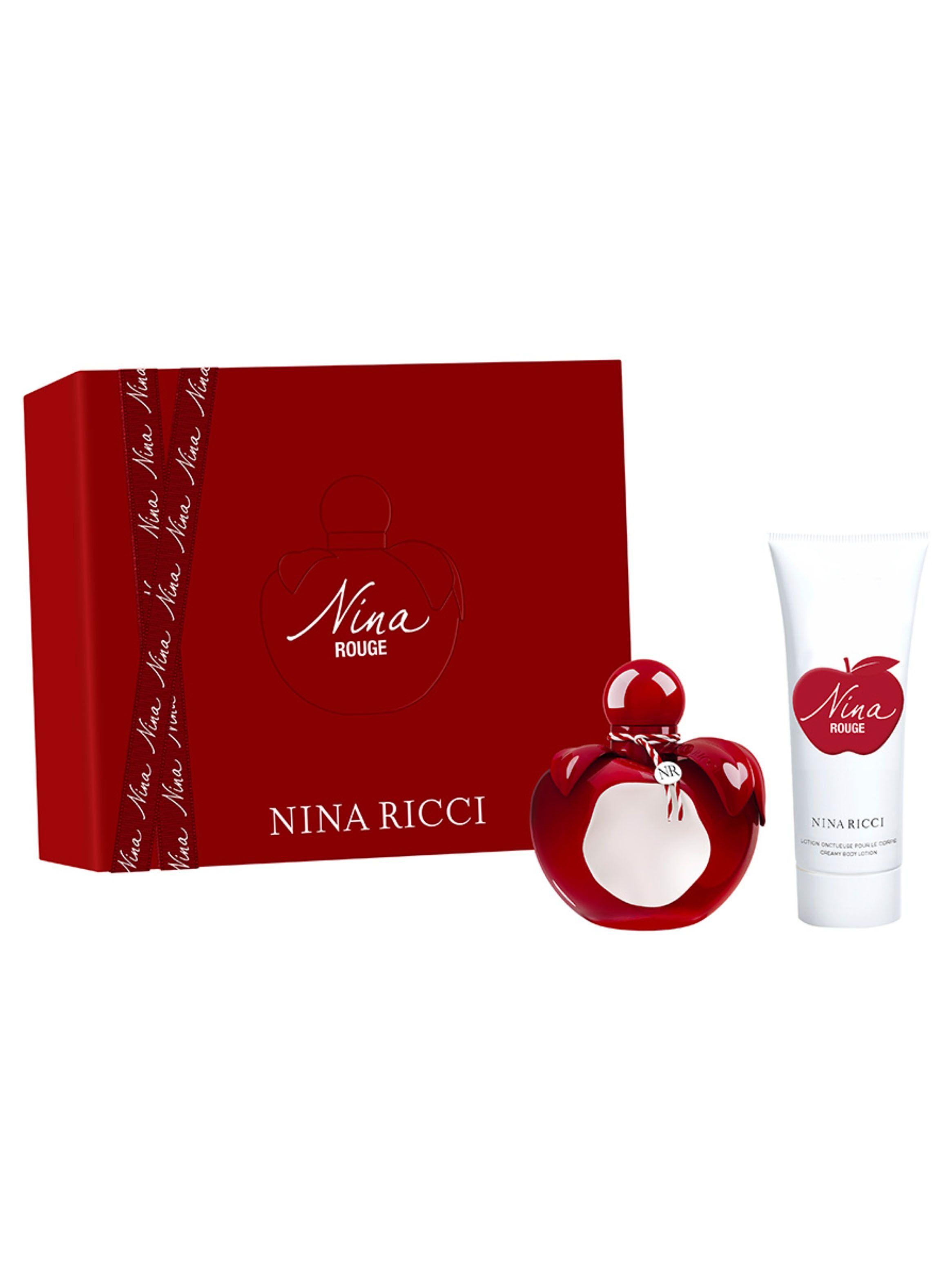 Set Perfume Nina Rouge EDT 80 ml + Body Lotion 75 ml-1