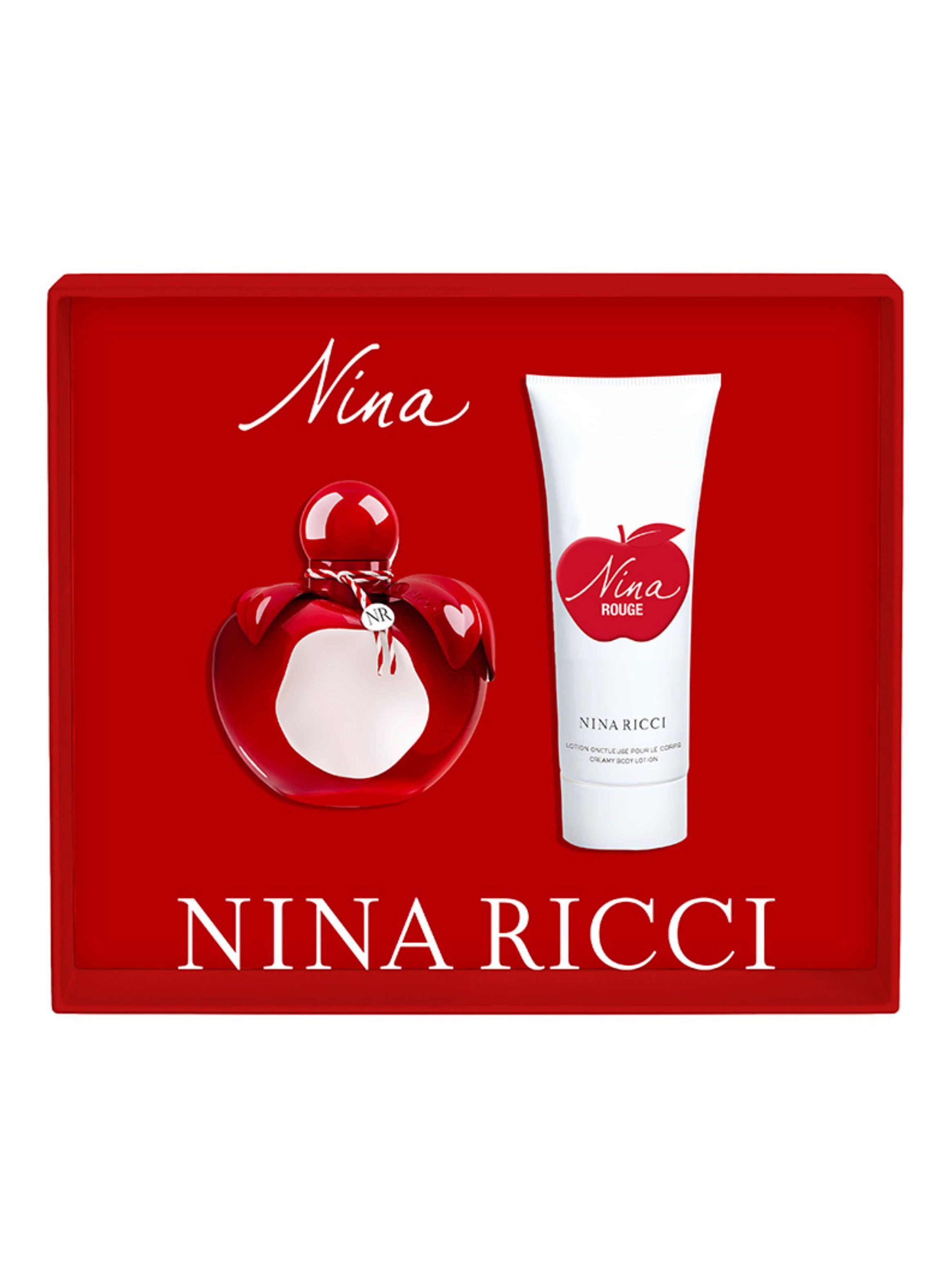 Set Perfume Nina Rouge EDT 80 ml + Body Lotion 75 ml-2