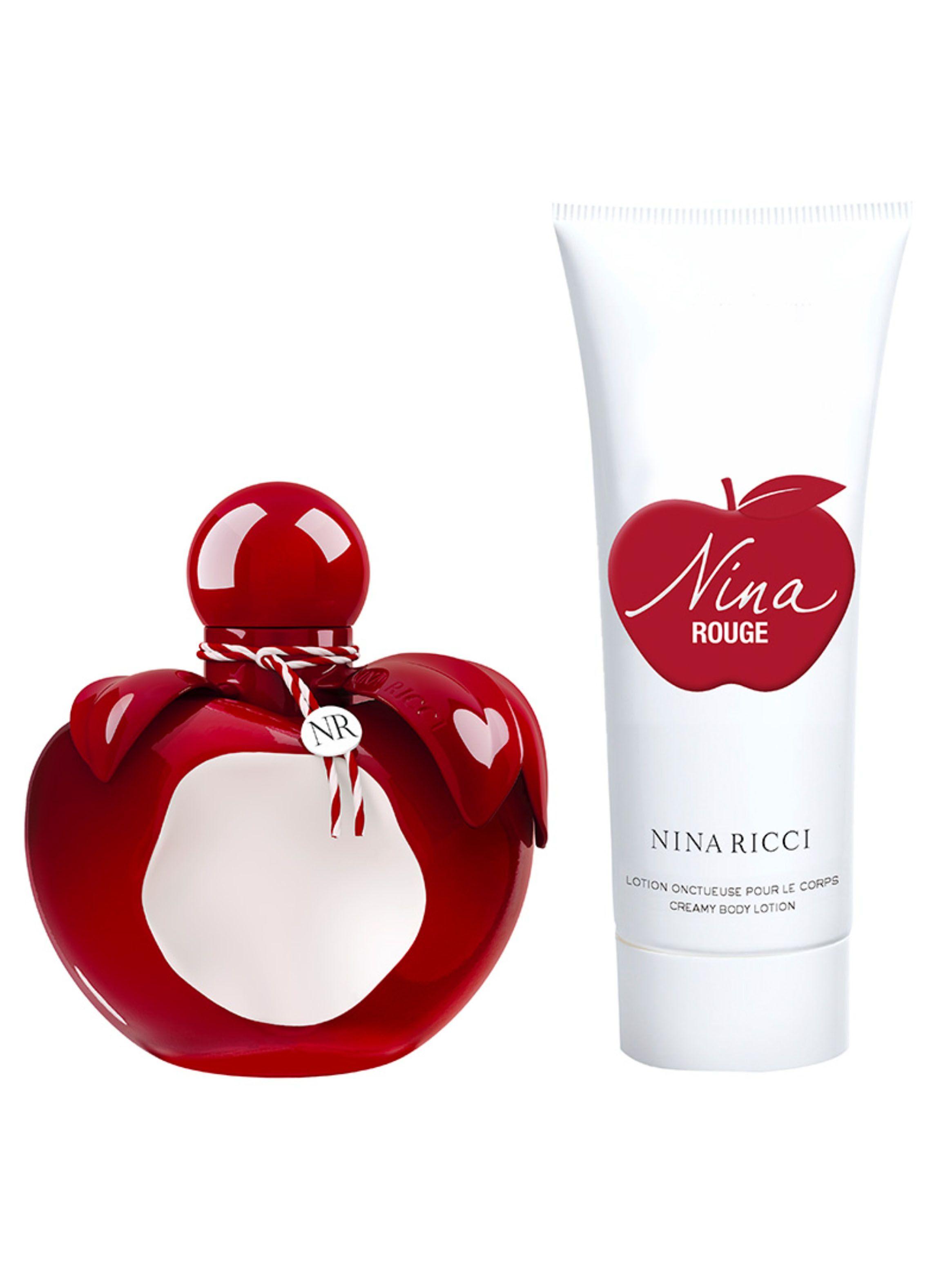 Set Perfume Nina Rouge EDT 80 ml + Body Lotion 75 ml-0
