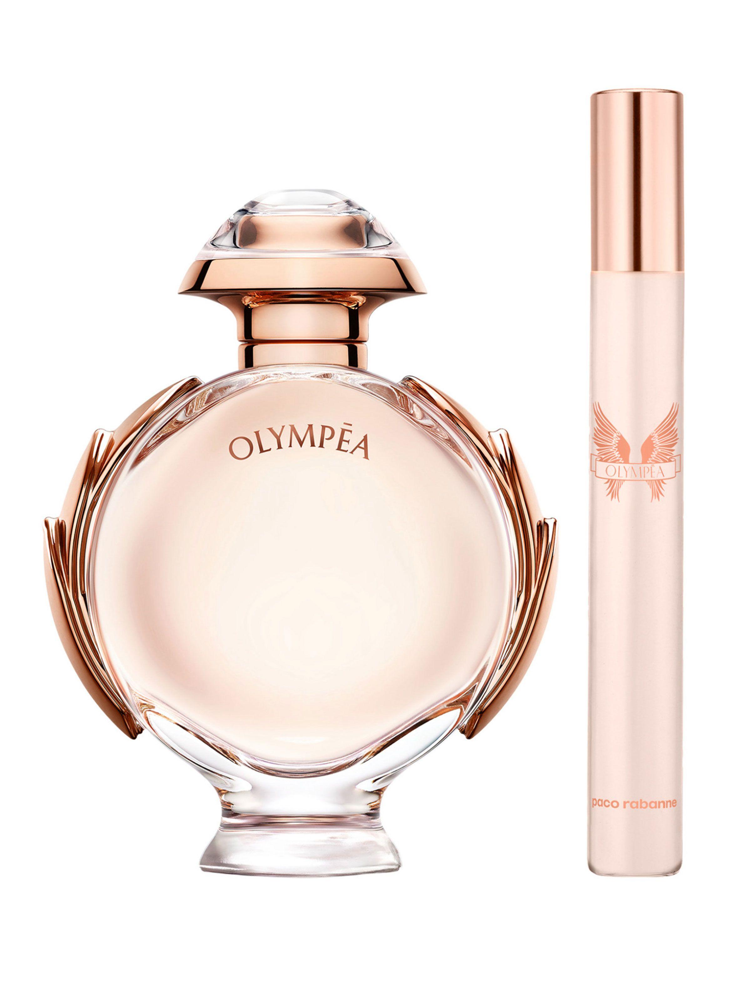 Set Perfume Paco Rabanne Olympéa EDP Mujer 50 ml + Mega Spritzer 10 ml-0