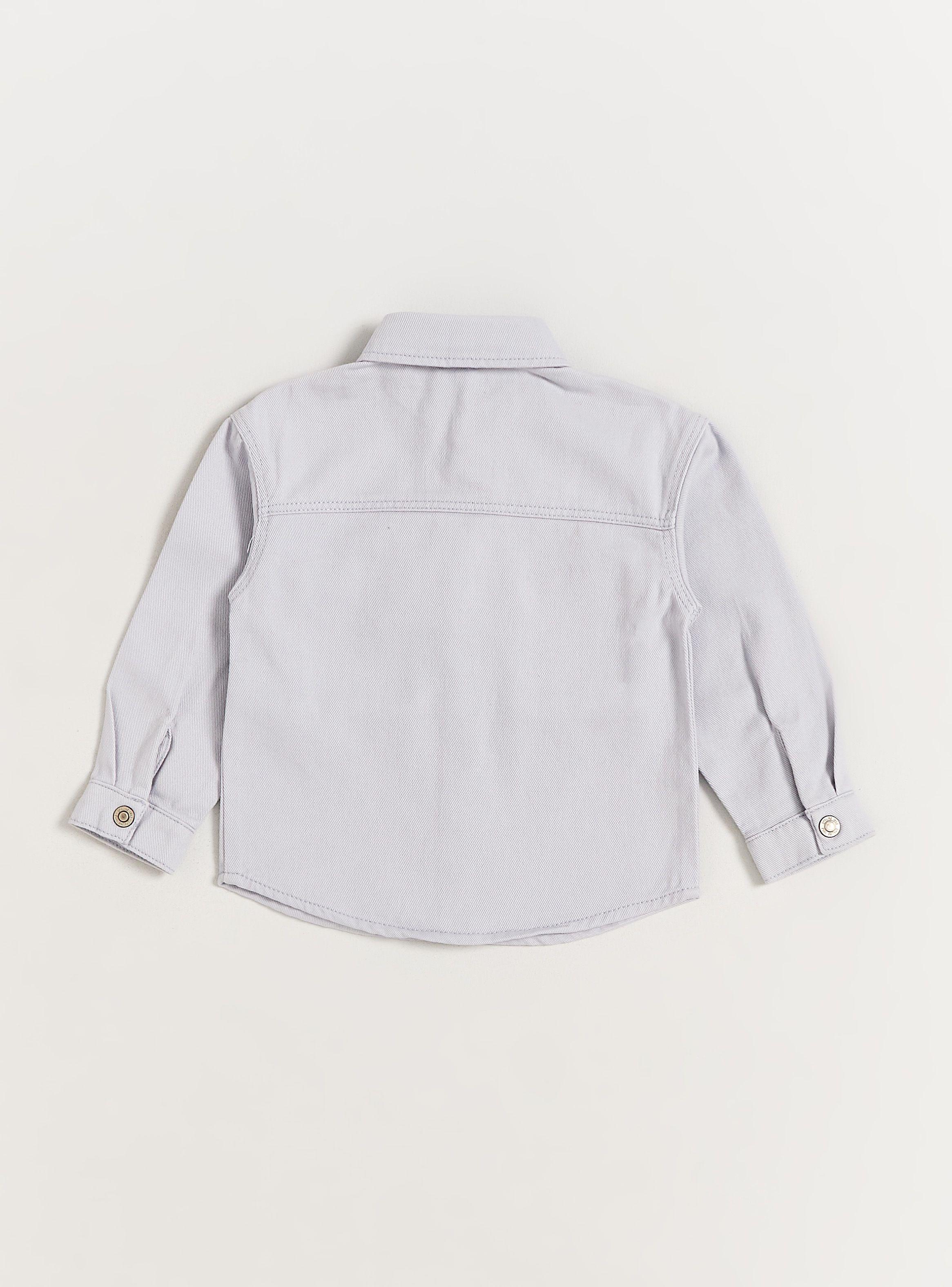 Camisa De Vestir Sobrecamisa Con Bordado-1