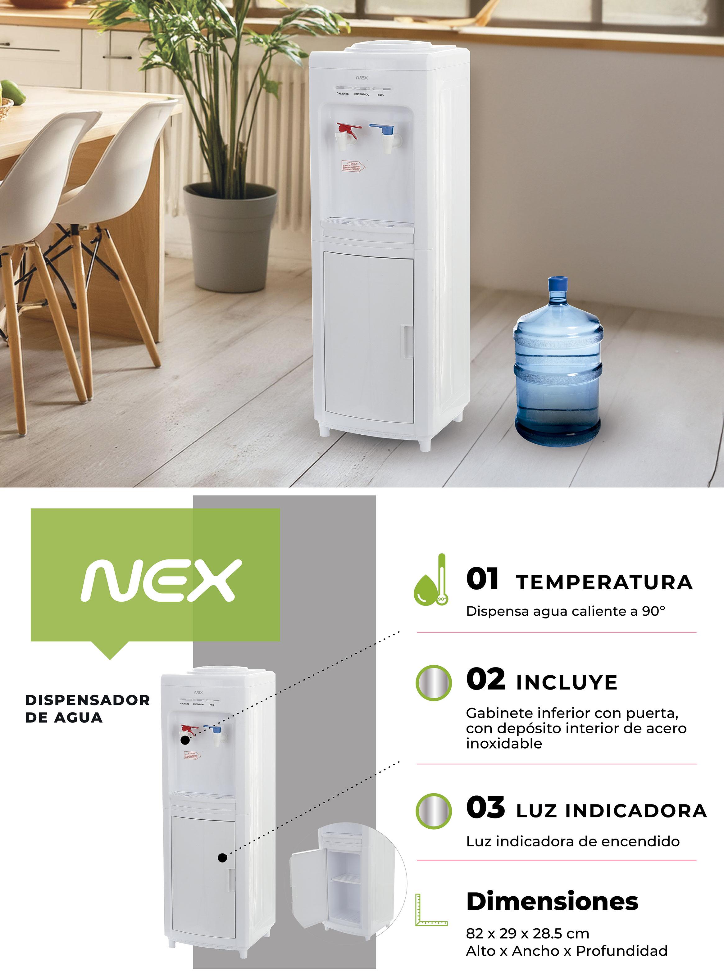 Dispensador de Agua 10 Litros Da-211 Blanco-7