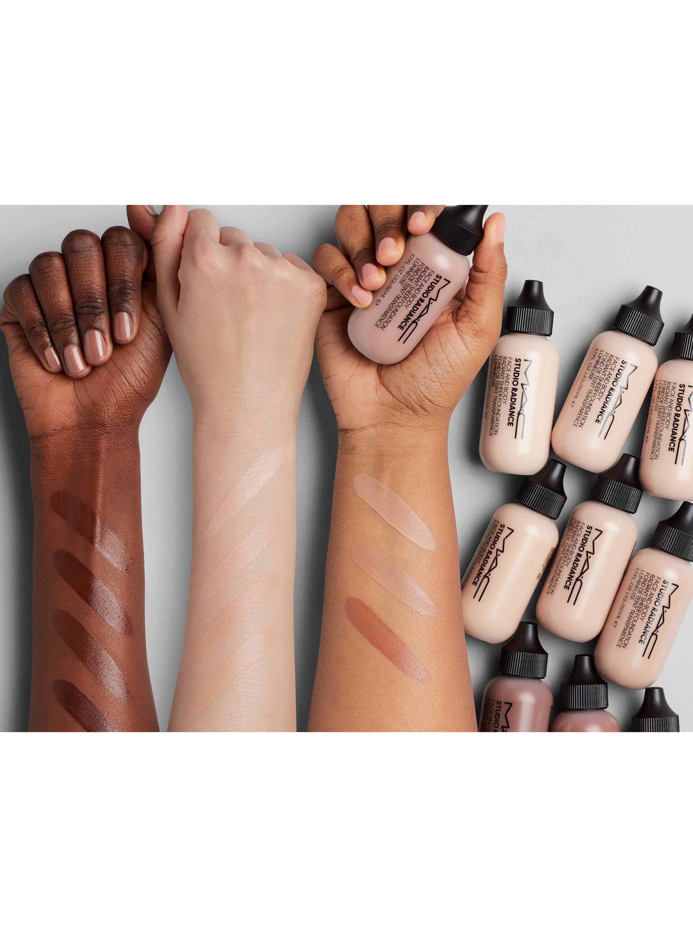 Base de Maquillaje Studio Radiance Face and Body Radiant Sheer Pieles Claras-4