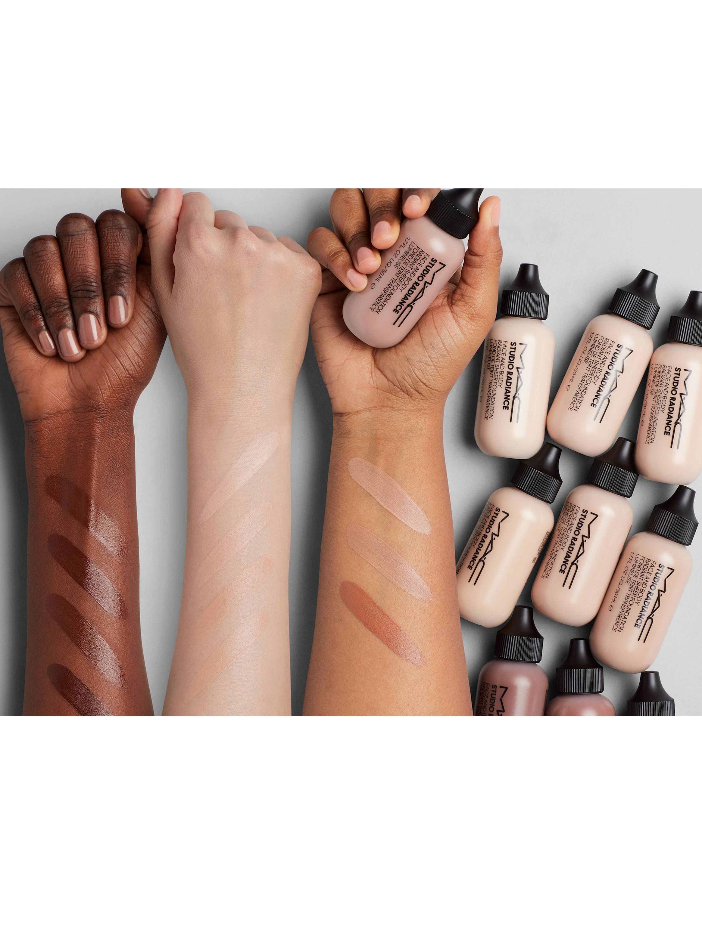 Base de Maquillaje Studio Radiance Face and Body Radiant Sheer Pieles Claras-4