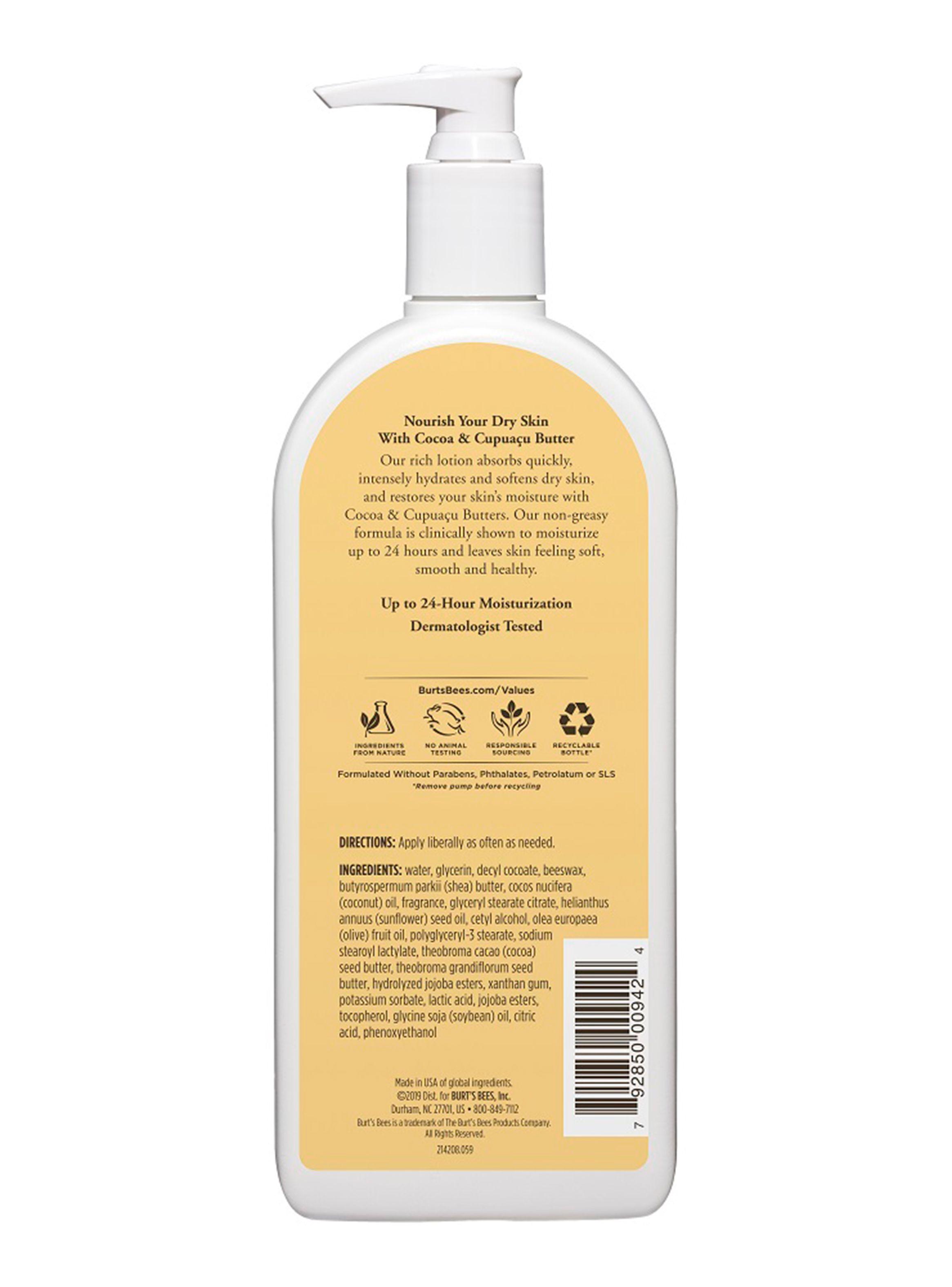 Loción Burt's Bees Corporal Cacao y Cupuazú 340 g-1