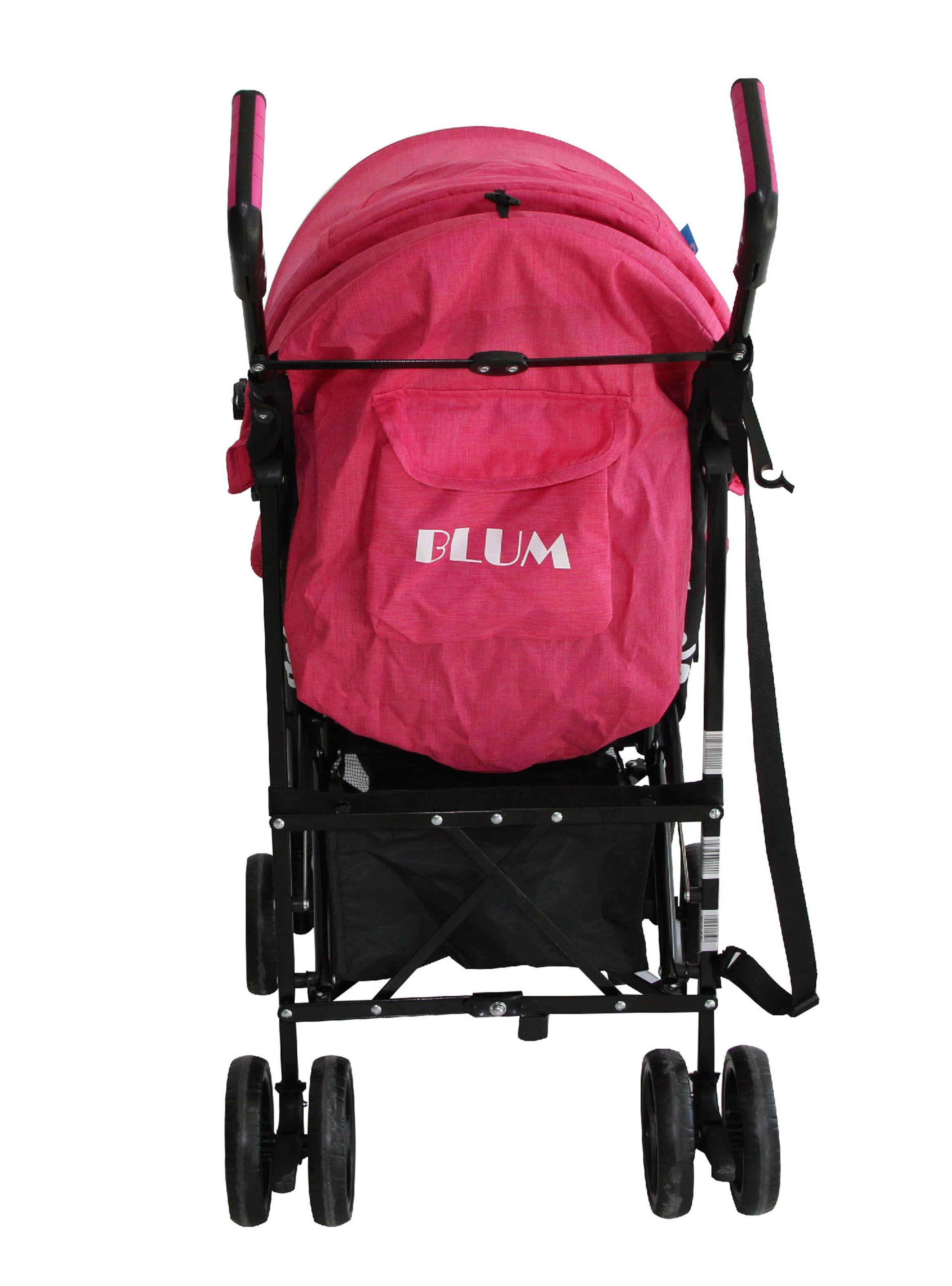 Coche Bebeglo Paragua Blum RS1395L Fucsia-3