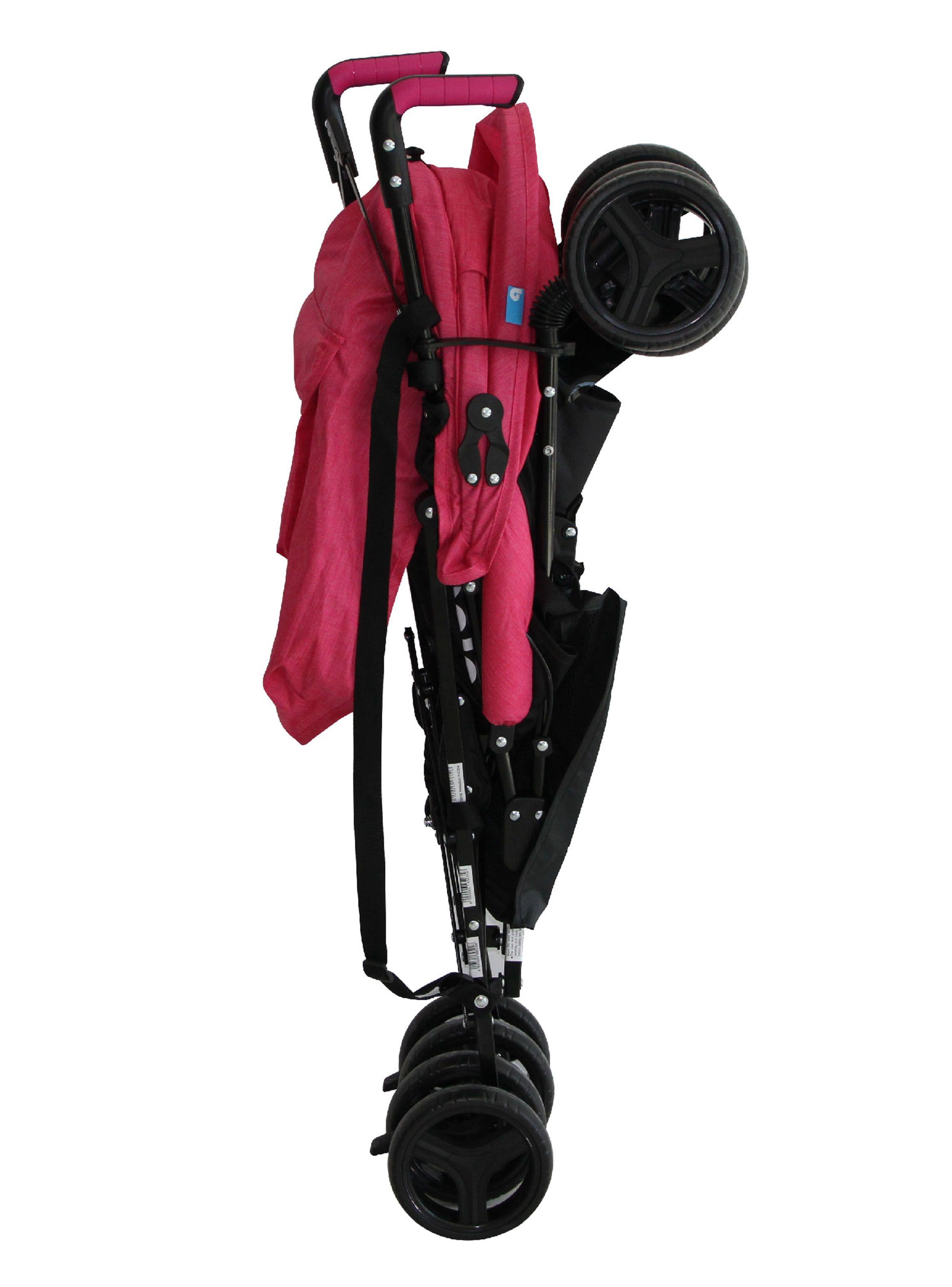 Coche Bebeglo Paragua Blum RS1395L Fucsia-4