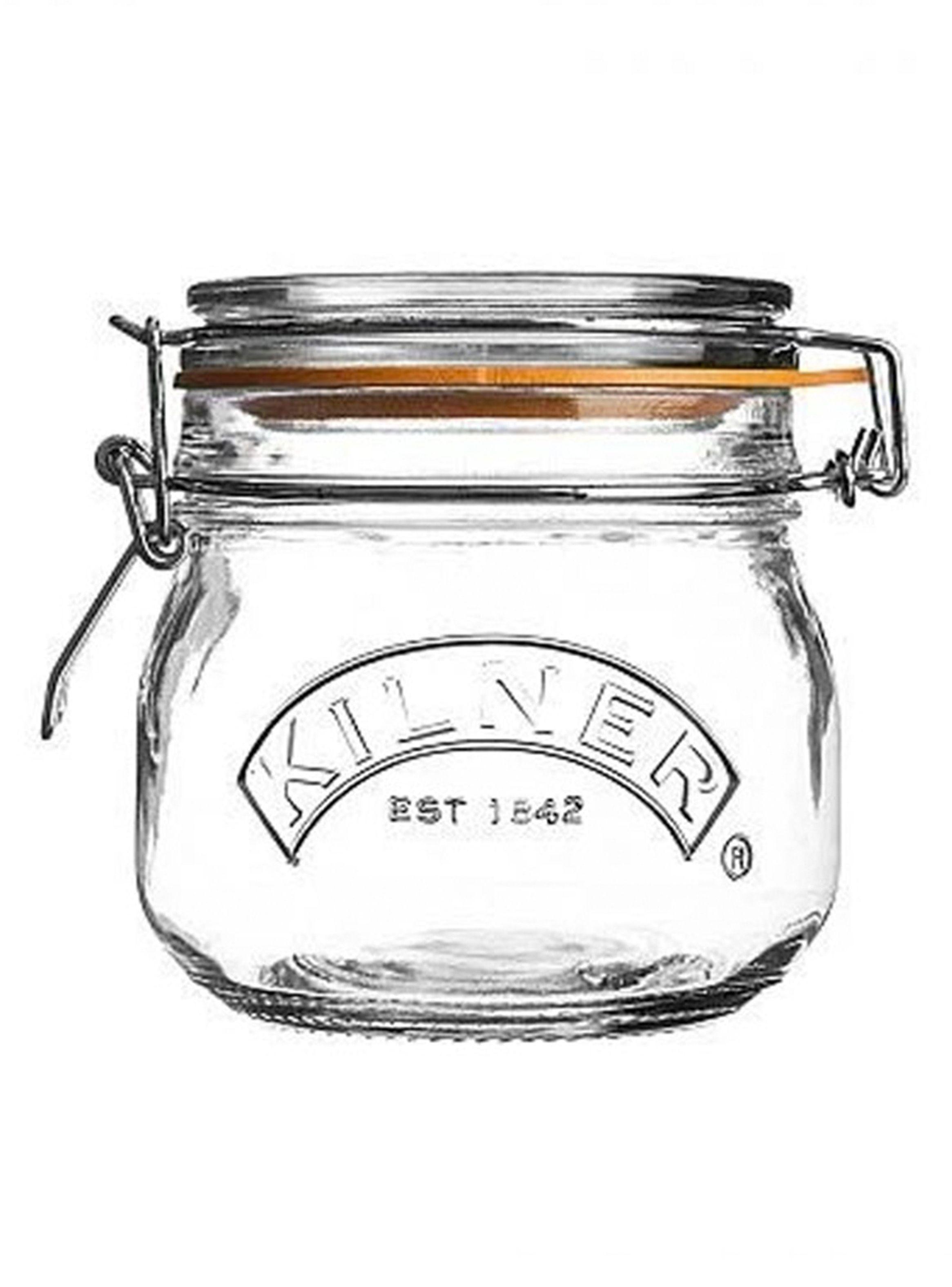 Frasco Kilner Vidrio Redondo Cierre Clip 0.5 Litros-0