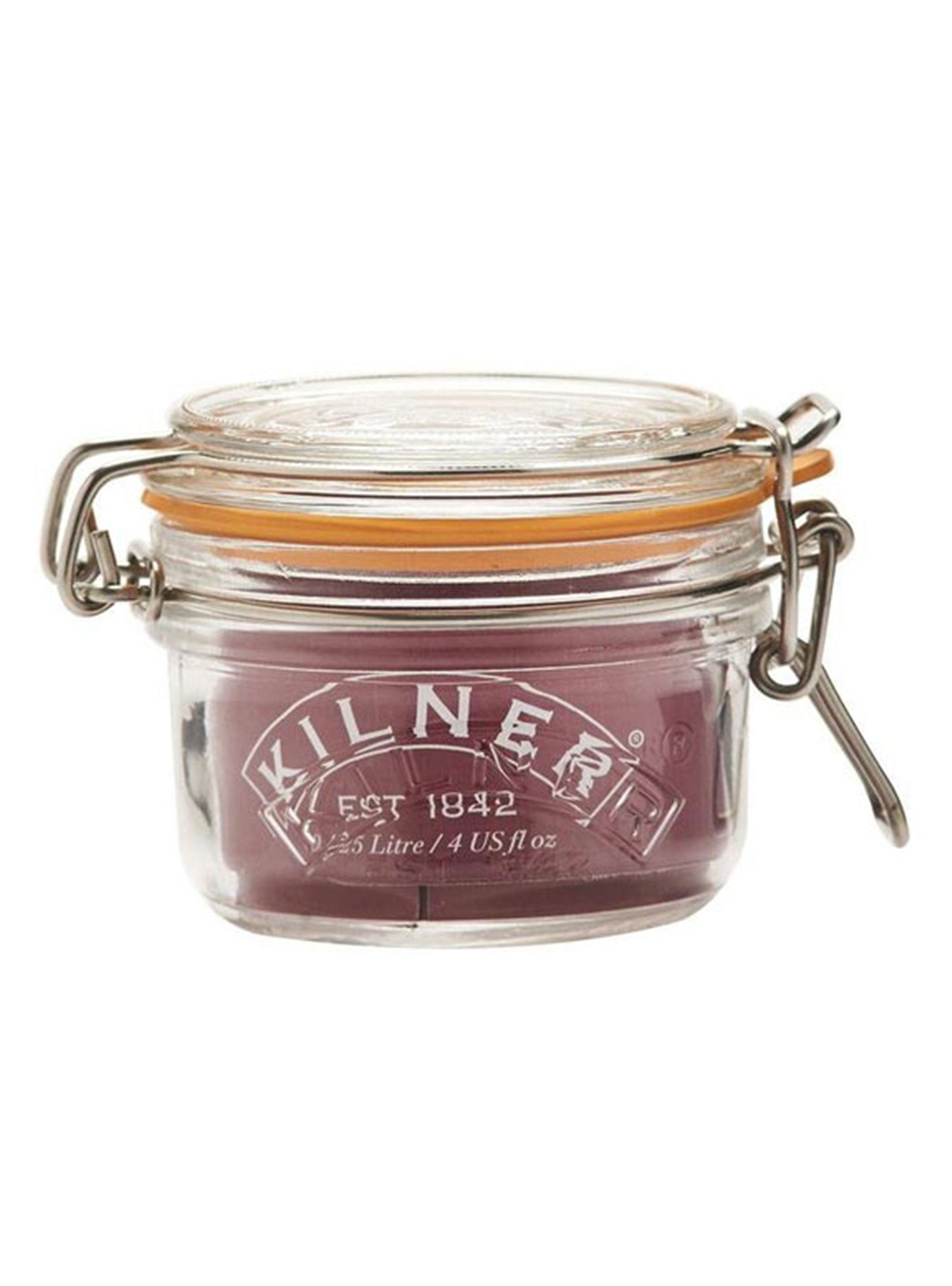 Frasco Kilner Vidrio Redondo Cierre Clip 0.125 Litros-0