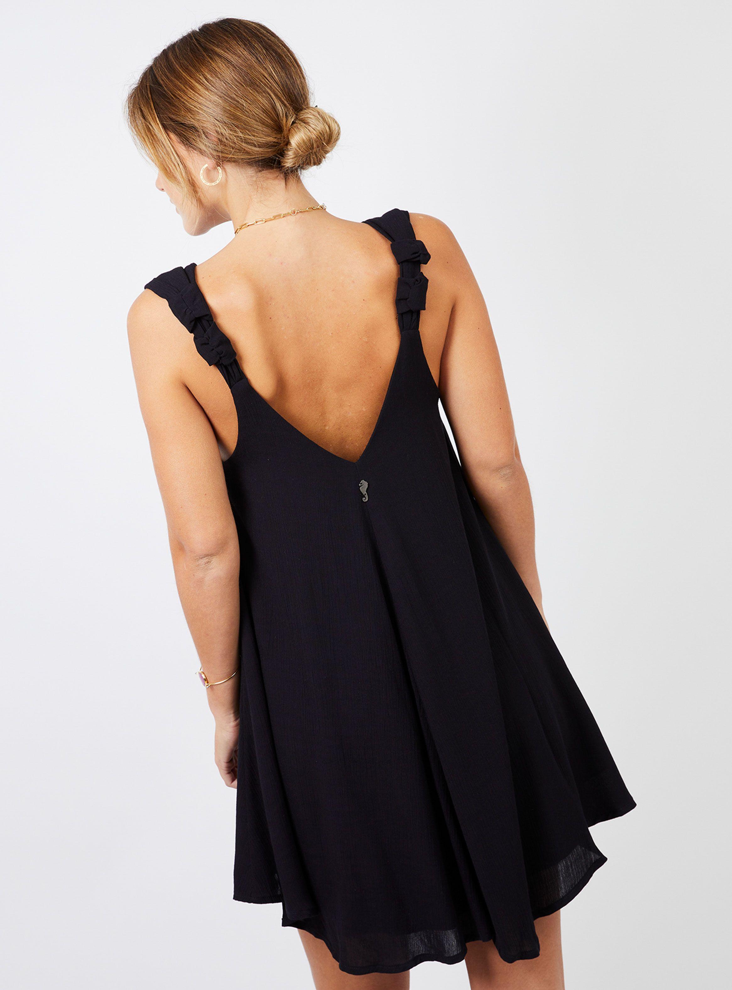 Vestido sin Mangas Cuello V Bambula-1