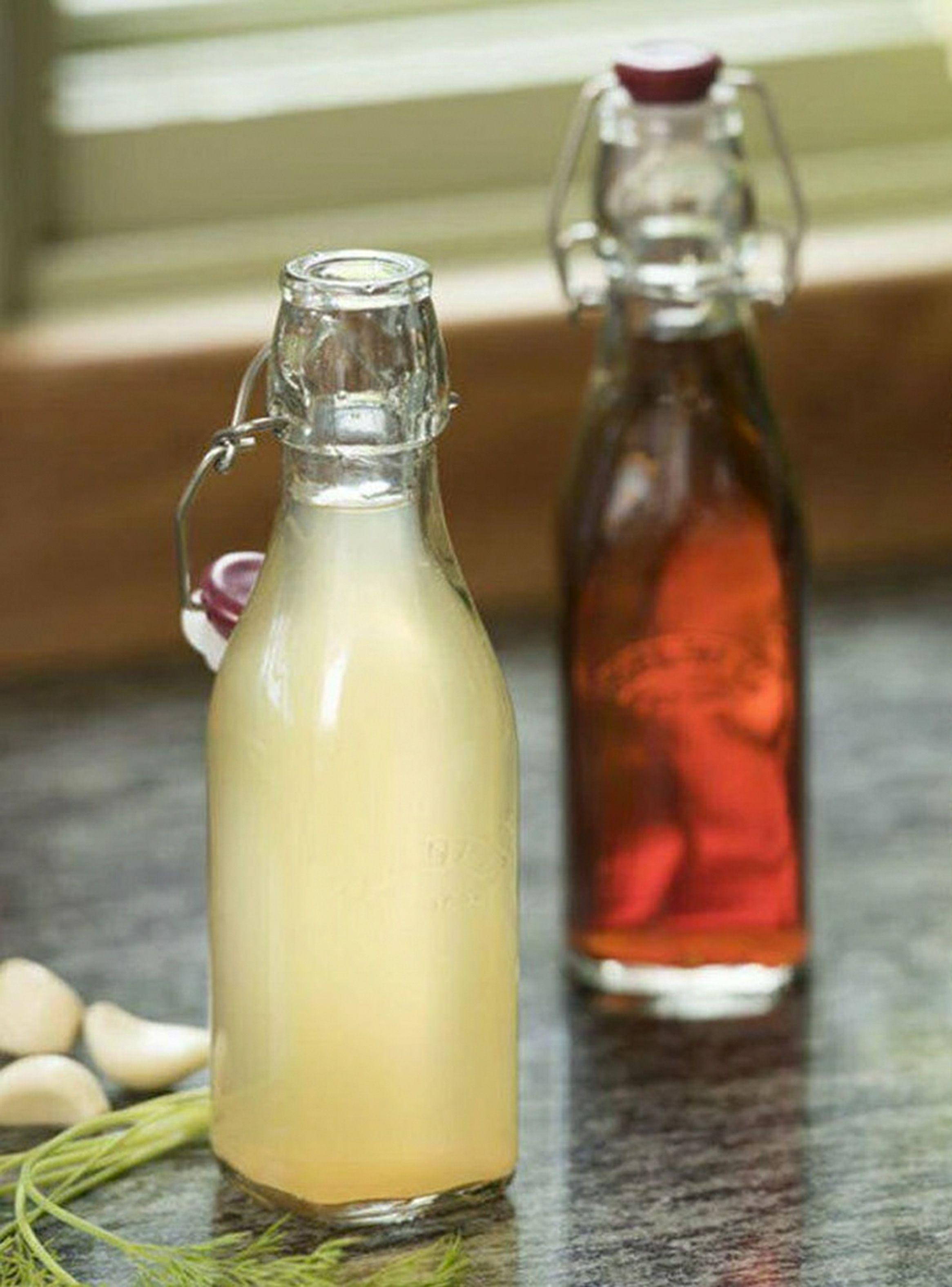 Botella de Vidrio con Tapa Roja y Cierre Clip 250 ml Kilner-1