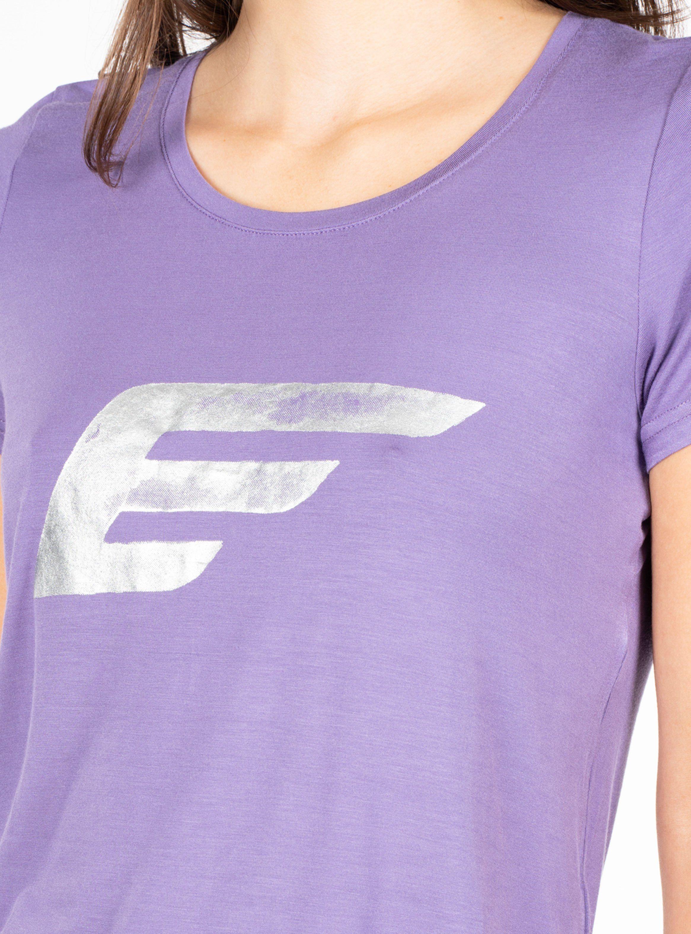 Polera Manga Corta Básica Cuello Redondo Foil-2