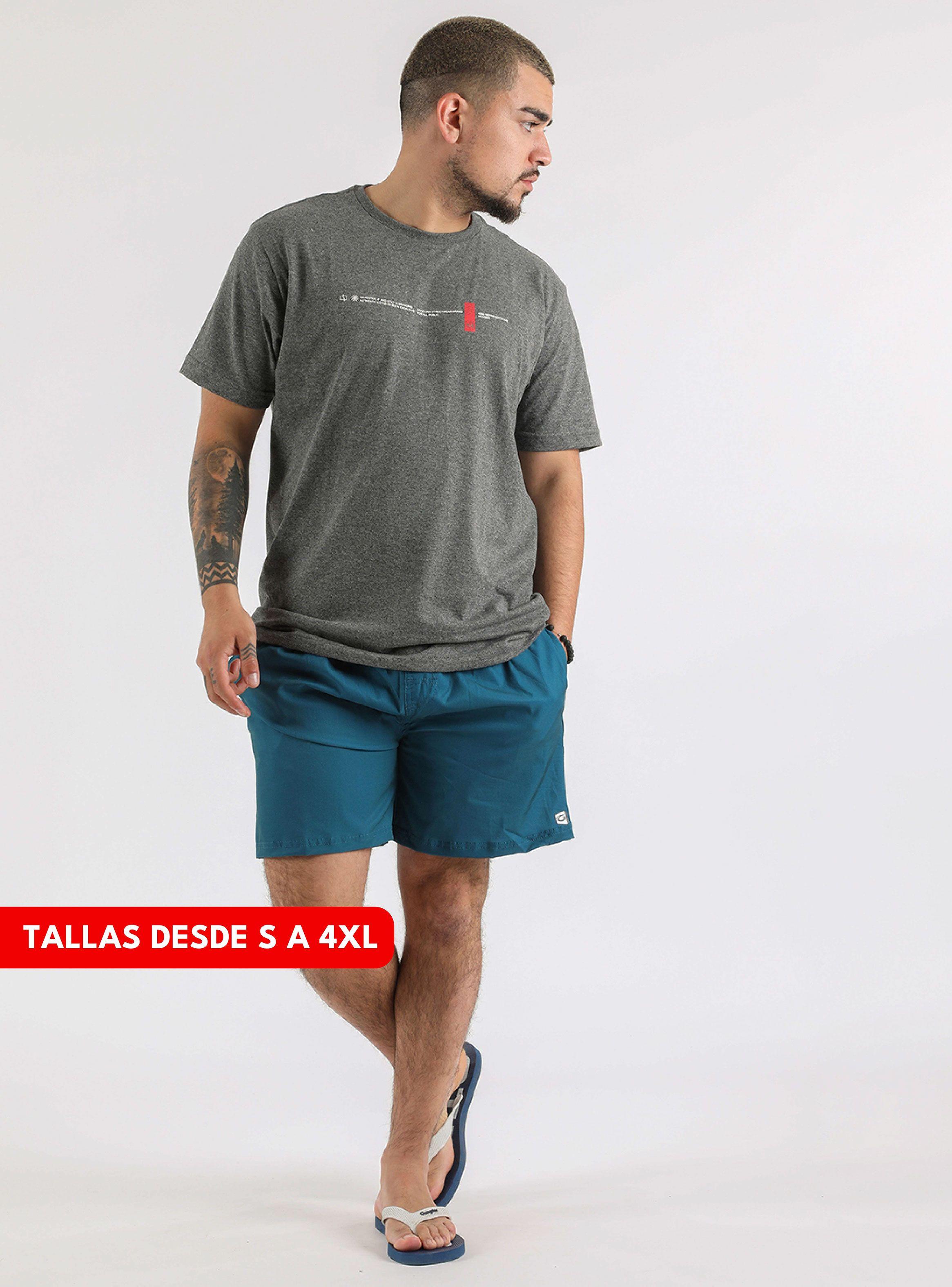 Polera Gangster Narrative Print Back-3