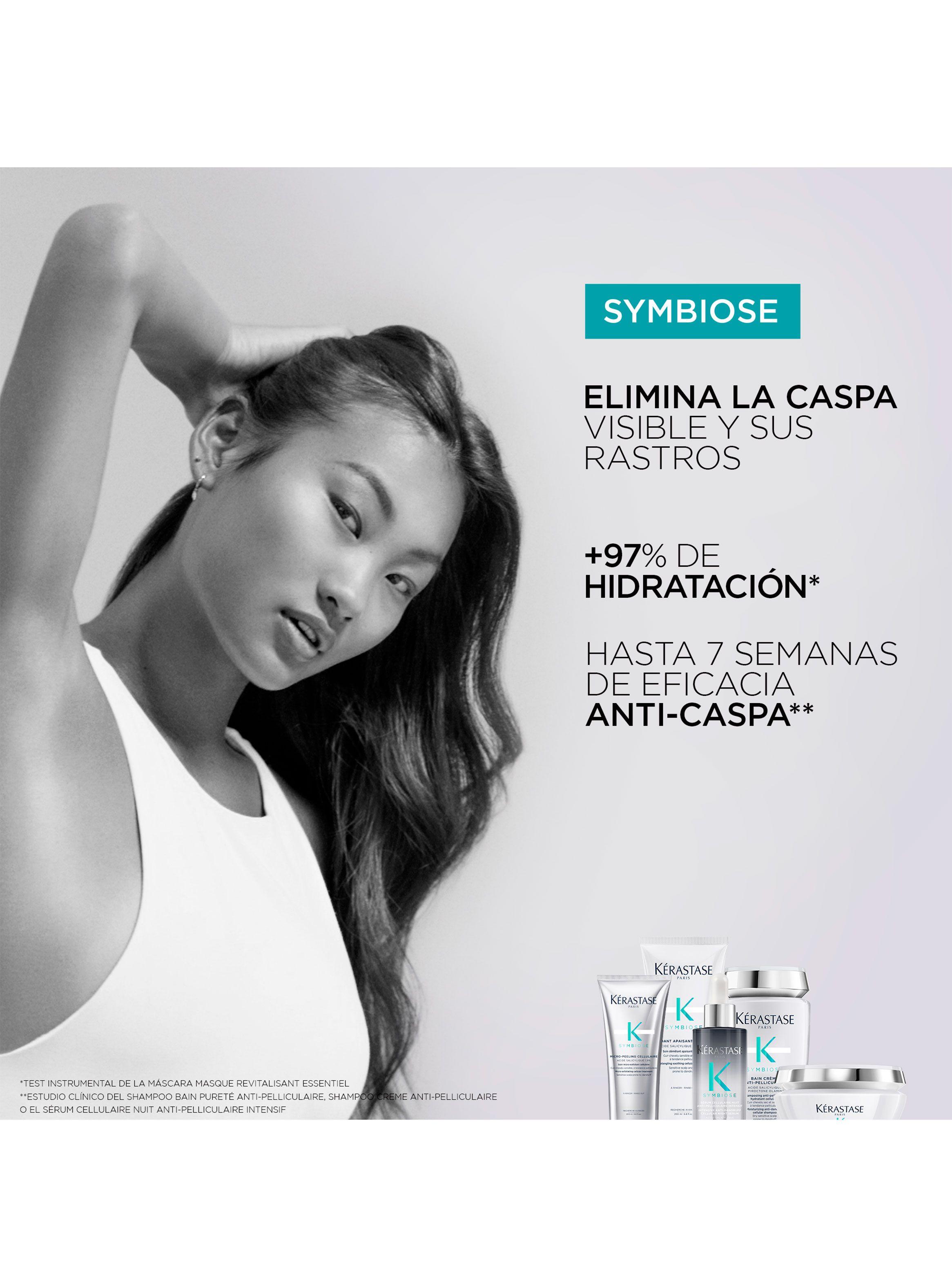 Shampoo XL Anticaspa y Purificador Bain Pureté Anti-Pelliculaire Symbiose 500 ml-5