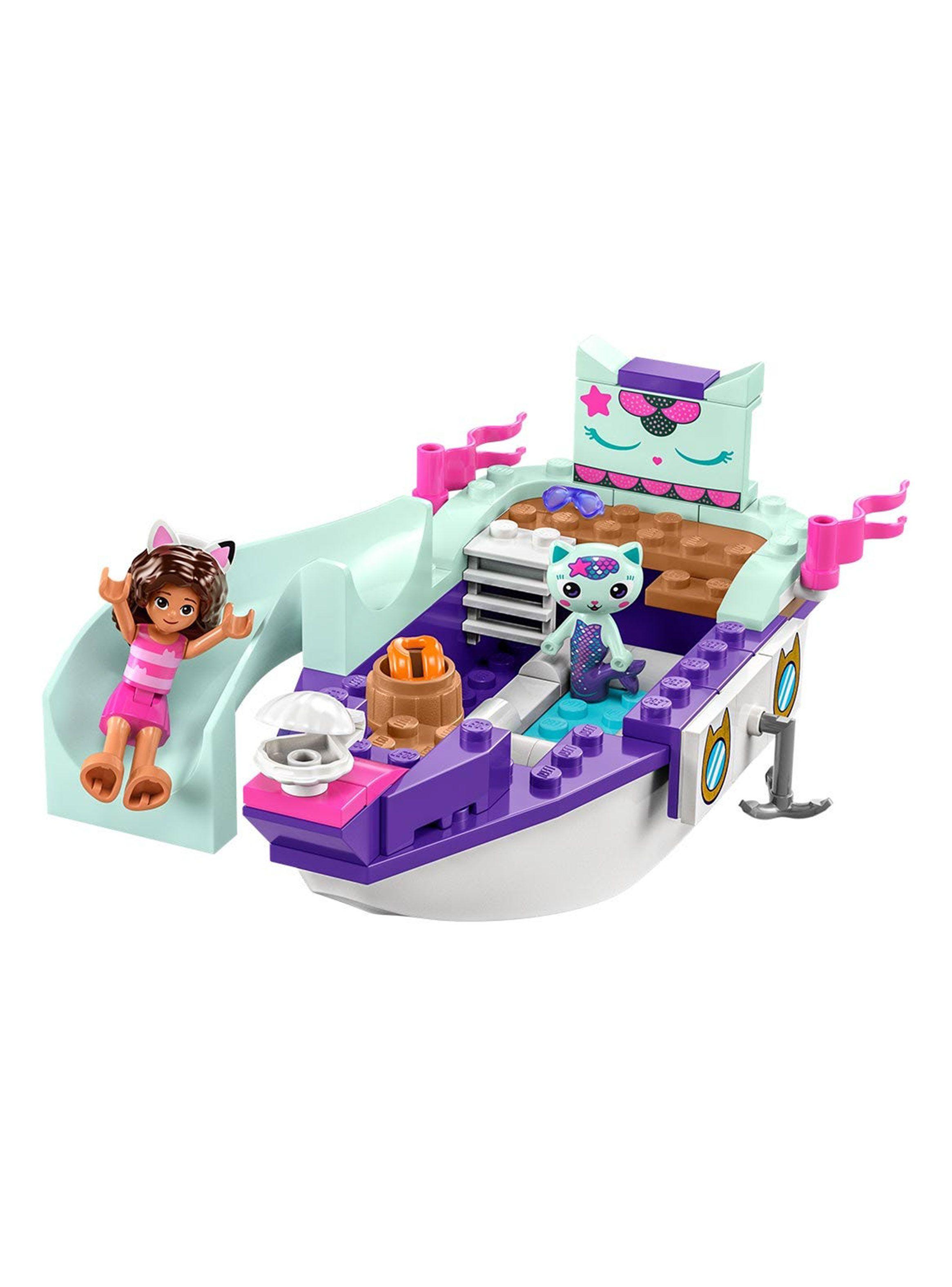 Lego Gabbys Dollhouse Barco Spa Gabby y Siregata-0