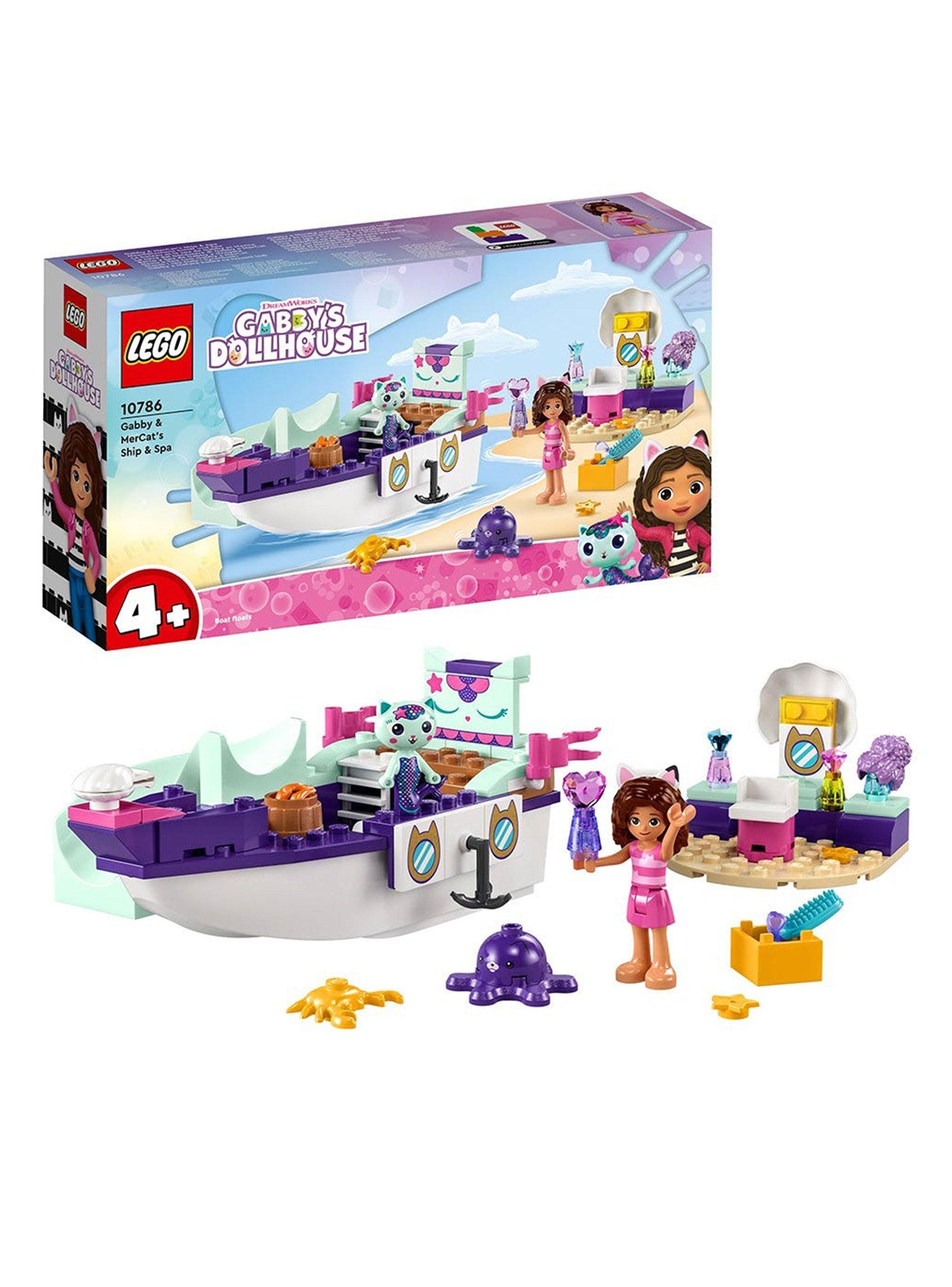 Lego Gabbys Dollhouse Barco Spa Gabby y Siregata-3