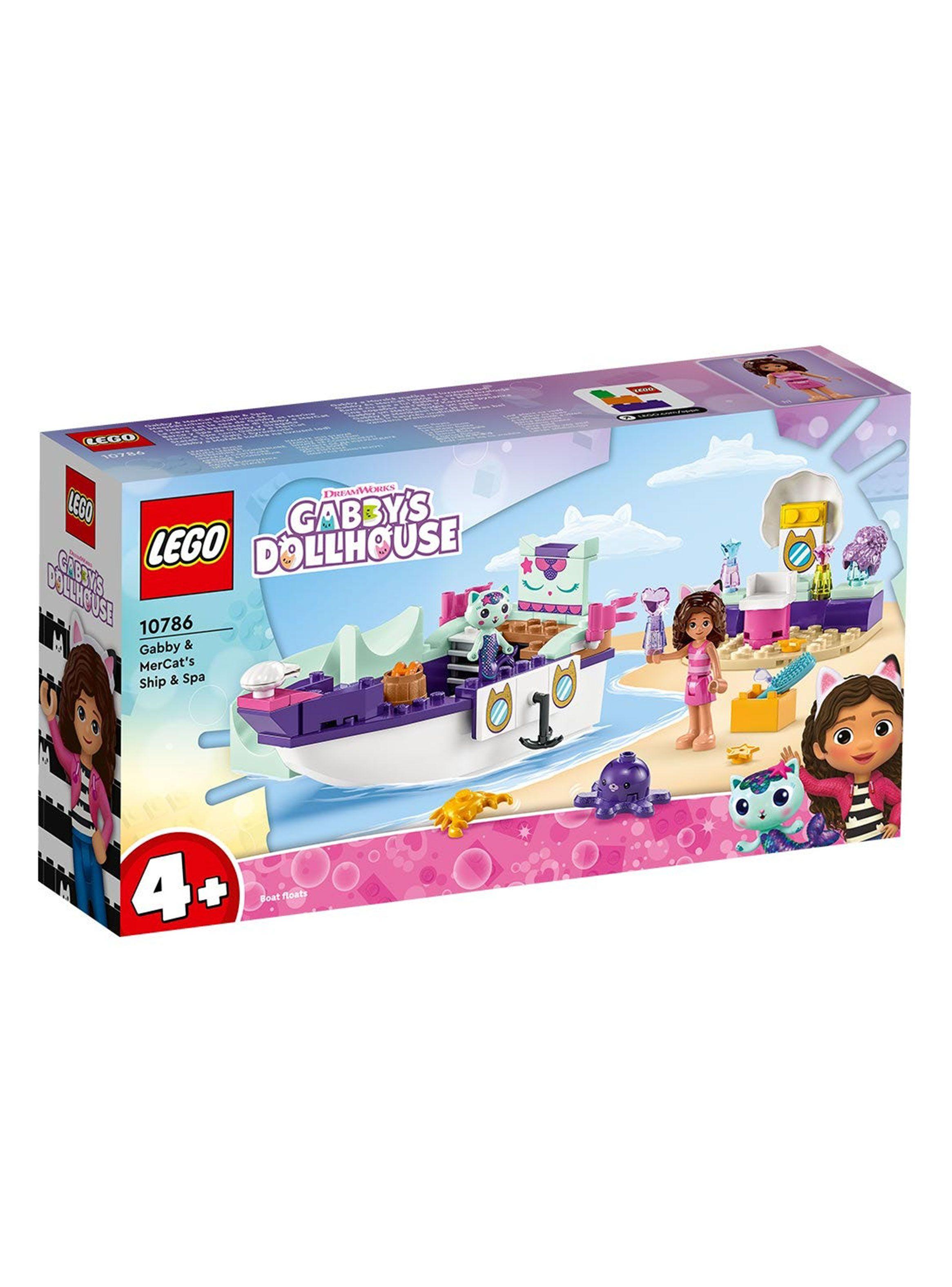 Lego Gabbys Dollhouse Barco Spa Gabby y Siregata-4