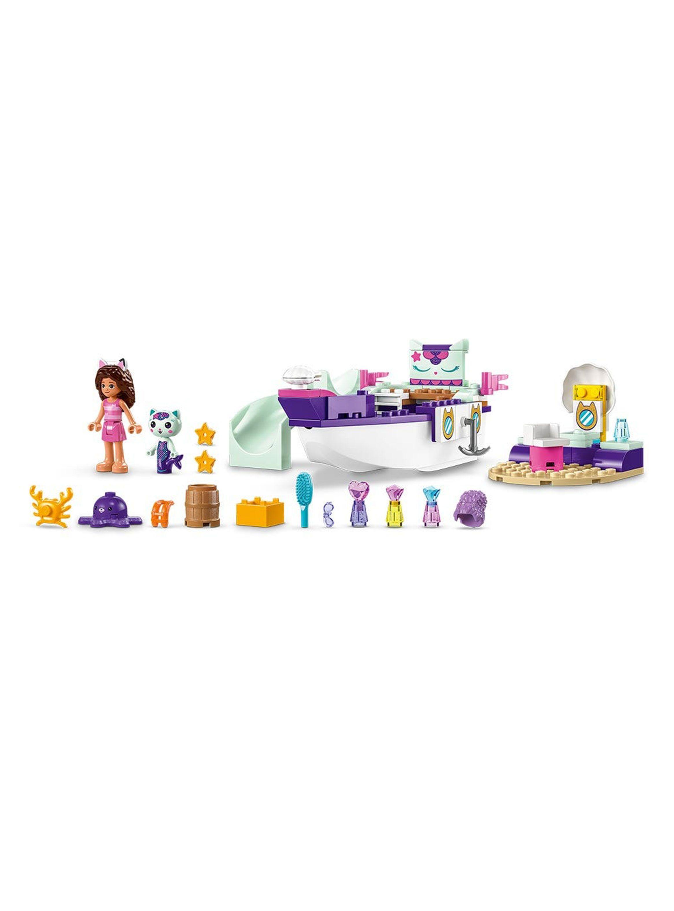 Lego Gabbys Dollhouse Barco Spa Gabby y Siregata-2