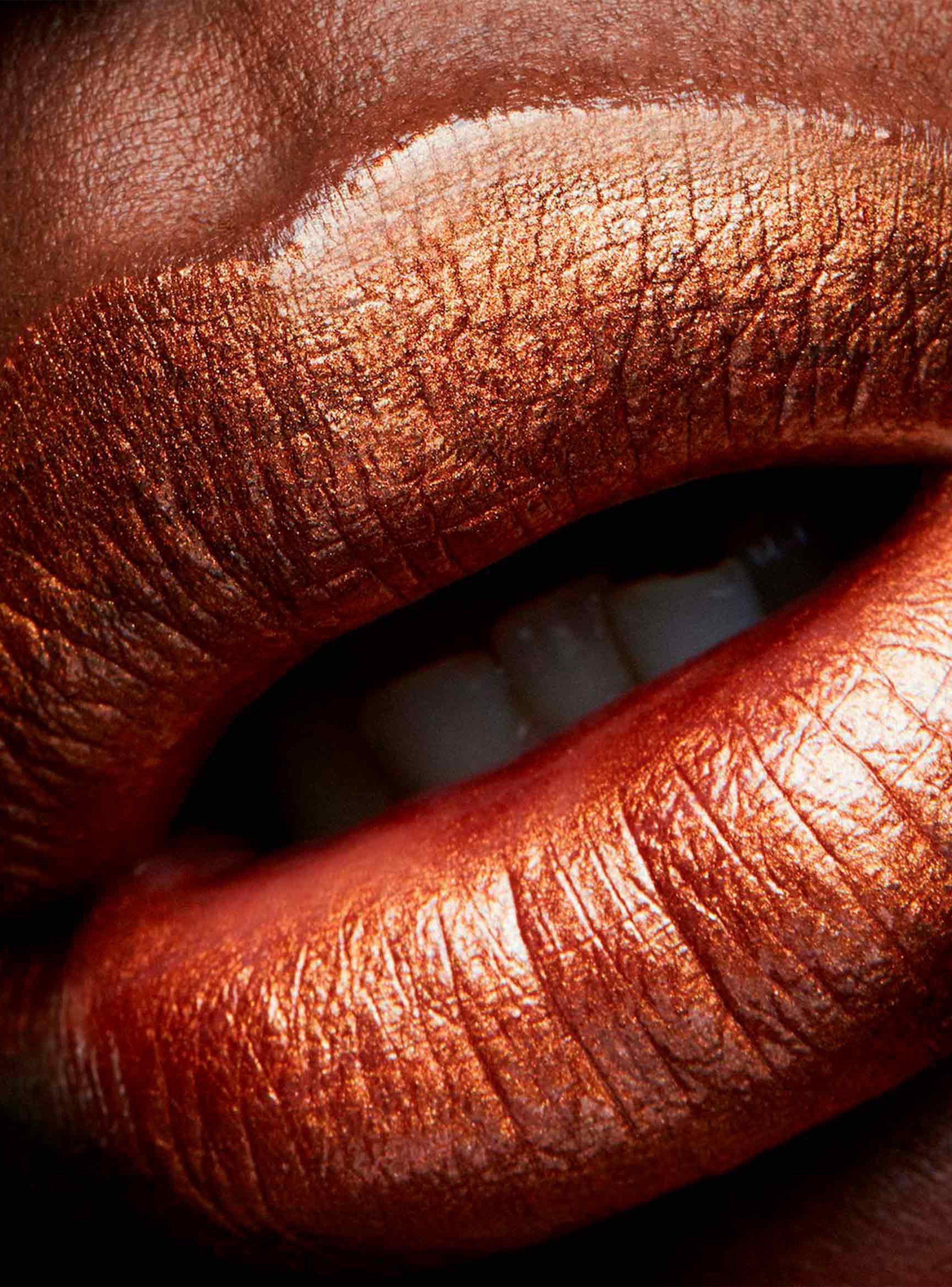 Labial Frost Lipstick Bronze Shimmer-4
