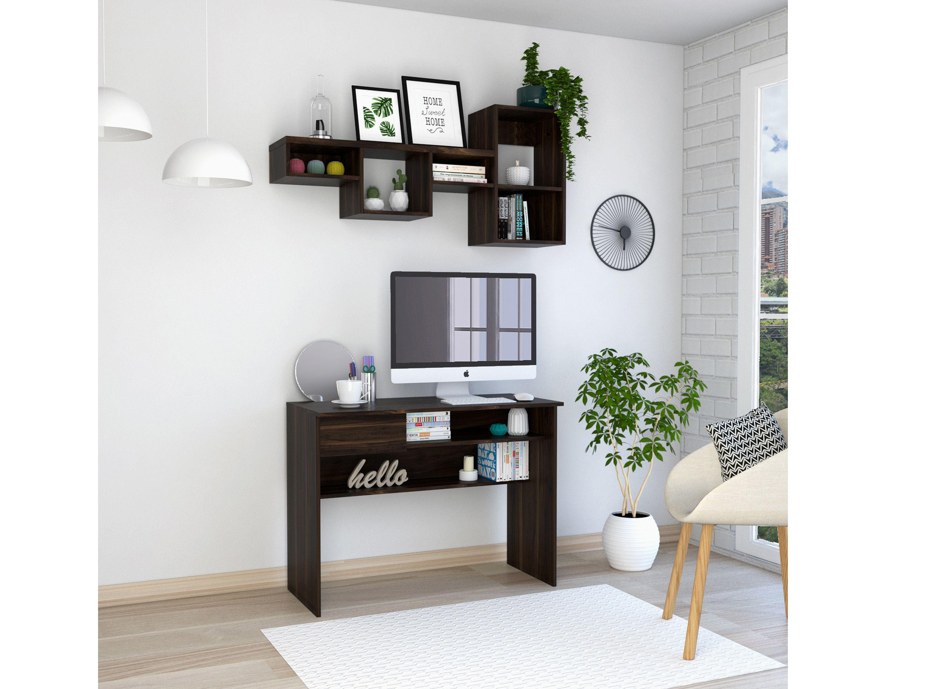 Escritorio Office 5 + Repisa Wall 1A-5