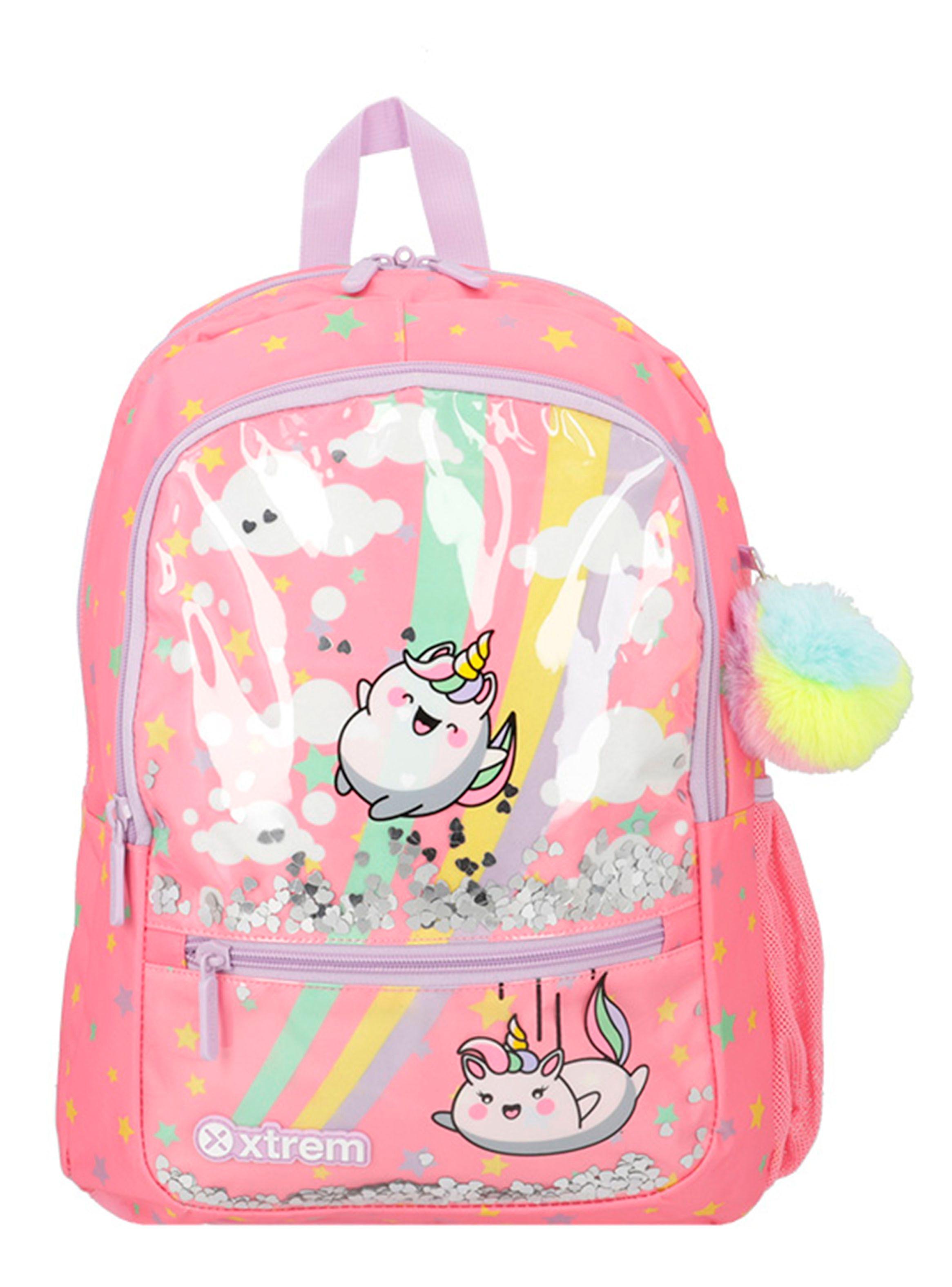 Mochila Logan 4XT Unicornios Rosado-0