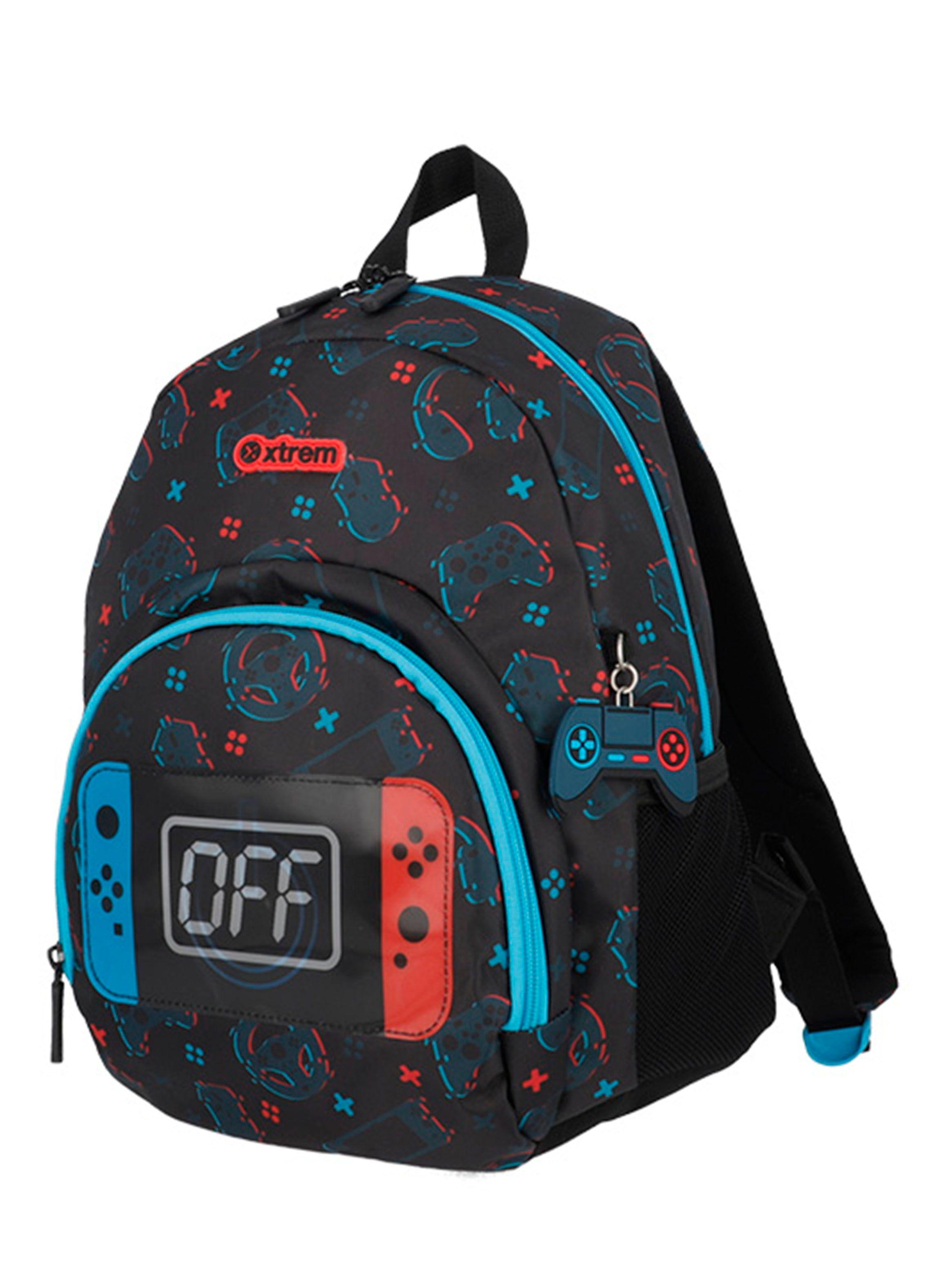 Mochila Power 4XT Negro/Azul-2