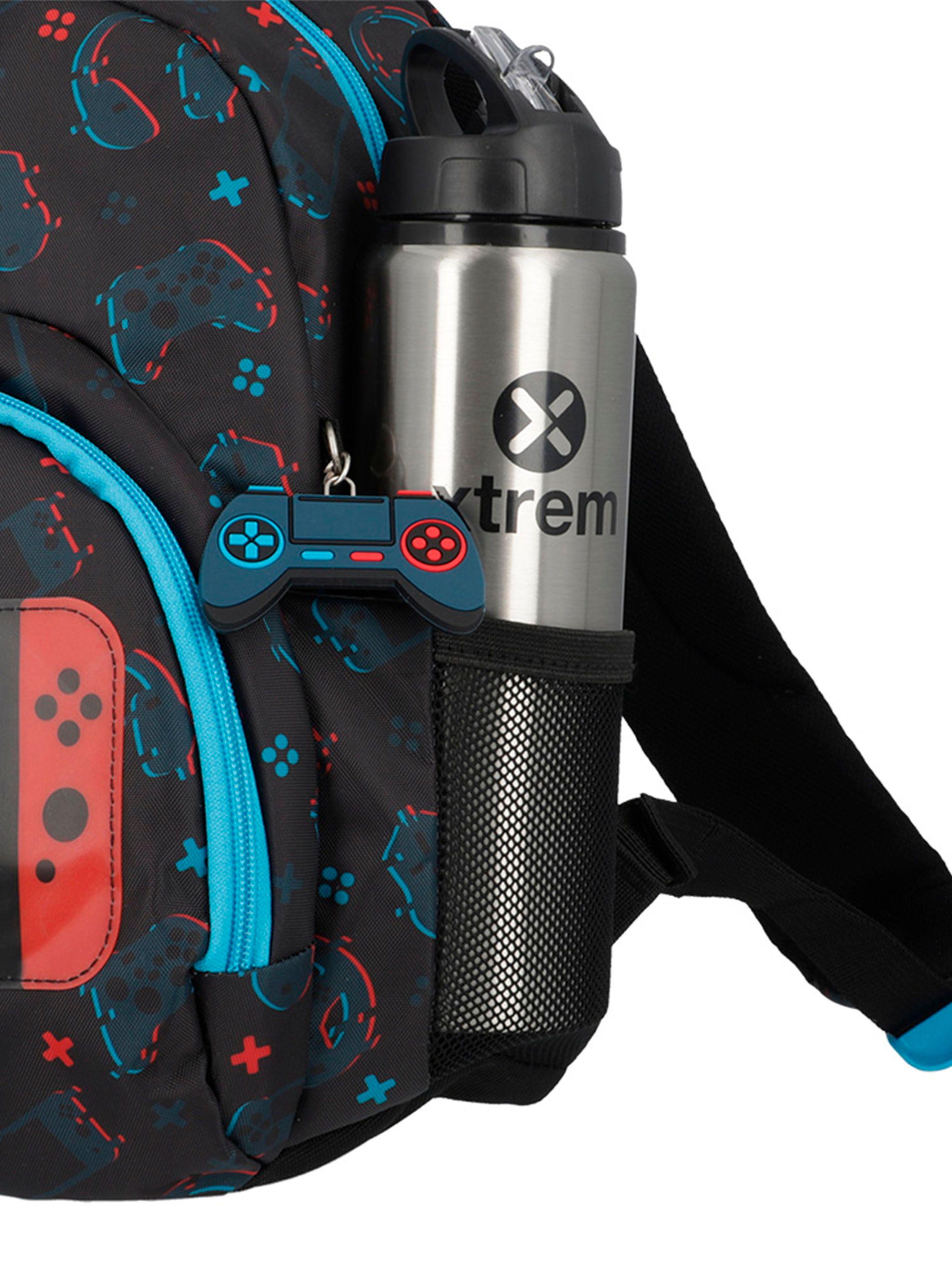 Mochila Power 4XT Negro/Azul-3