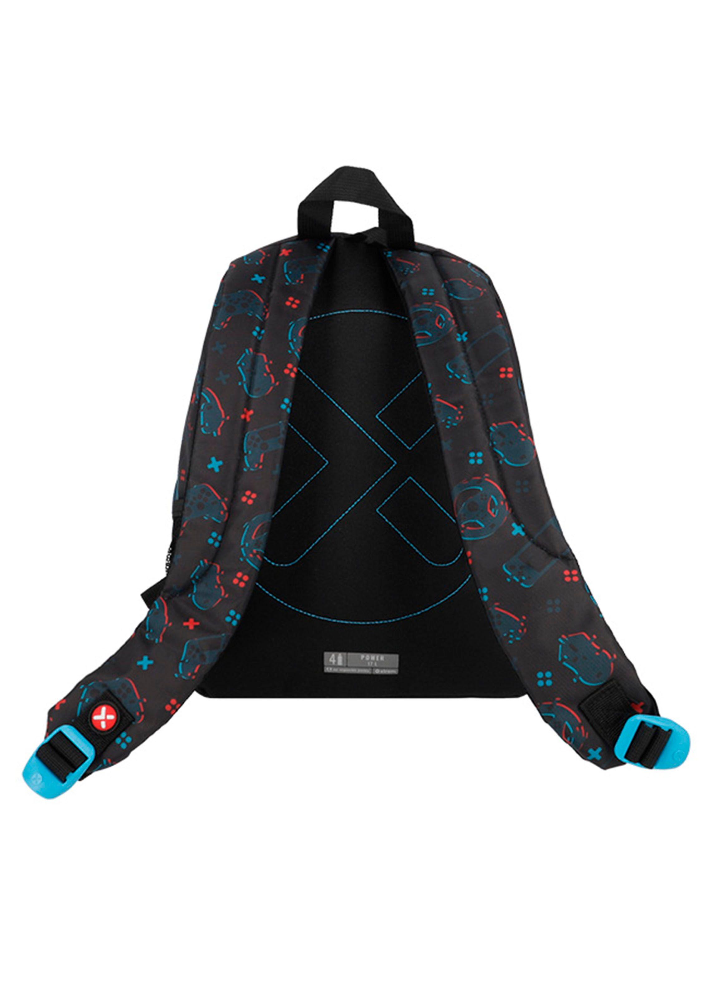 Mochila Power 4XT Negro/Azul-1