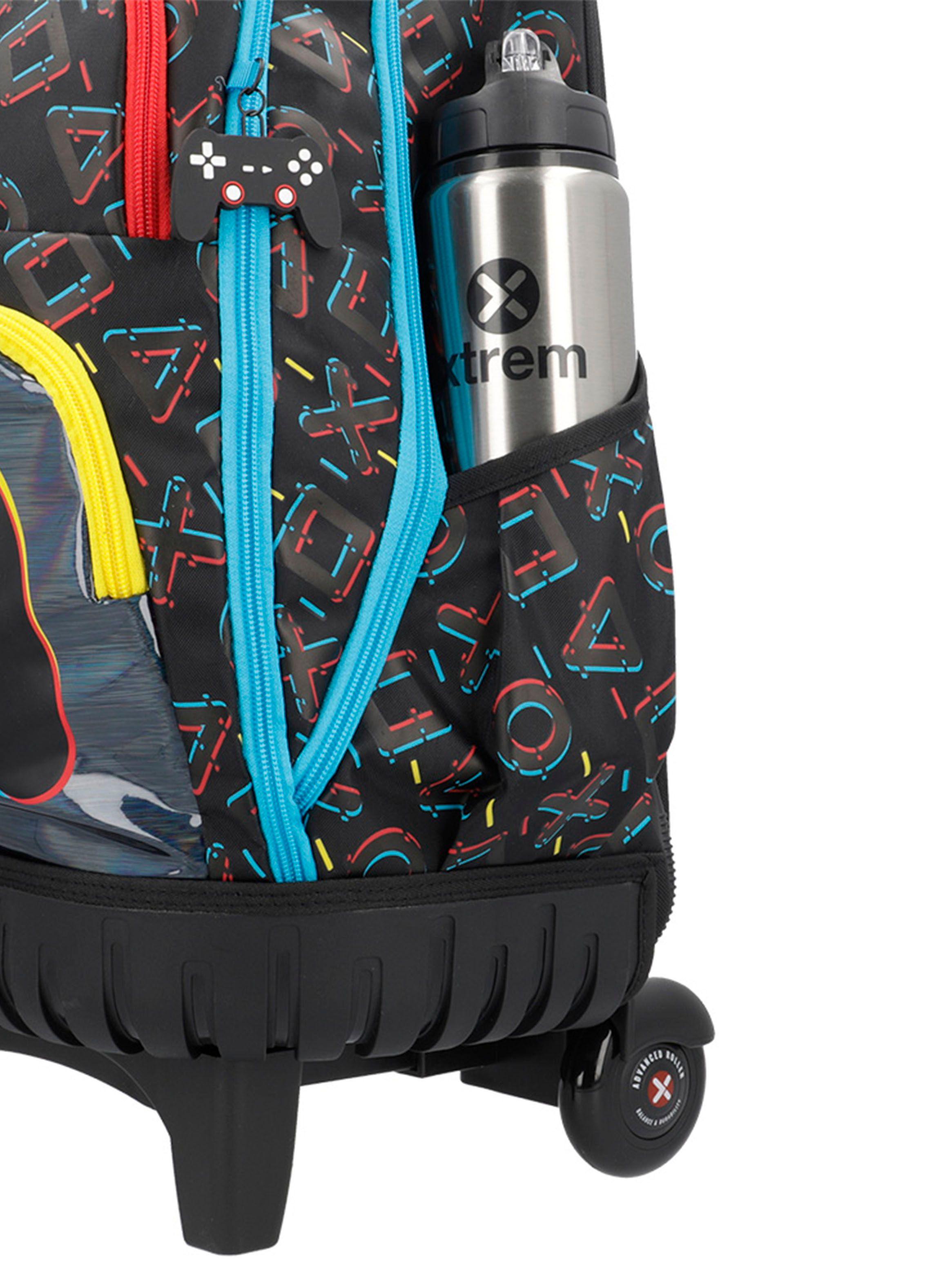 Mochila con Ruedas Niño Cross 2.0 Negro-3