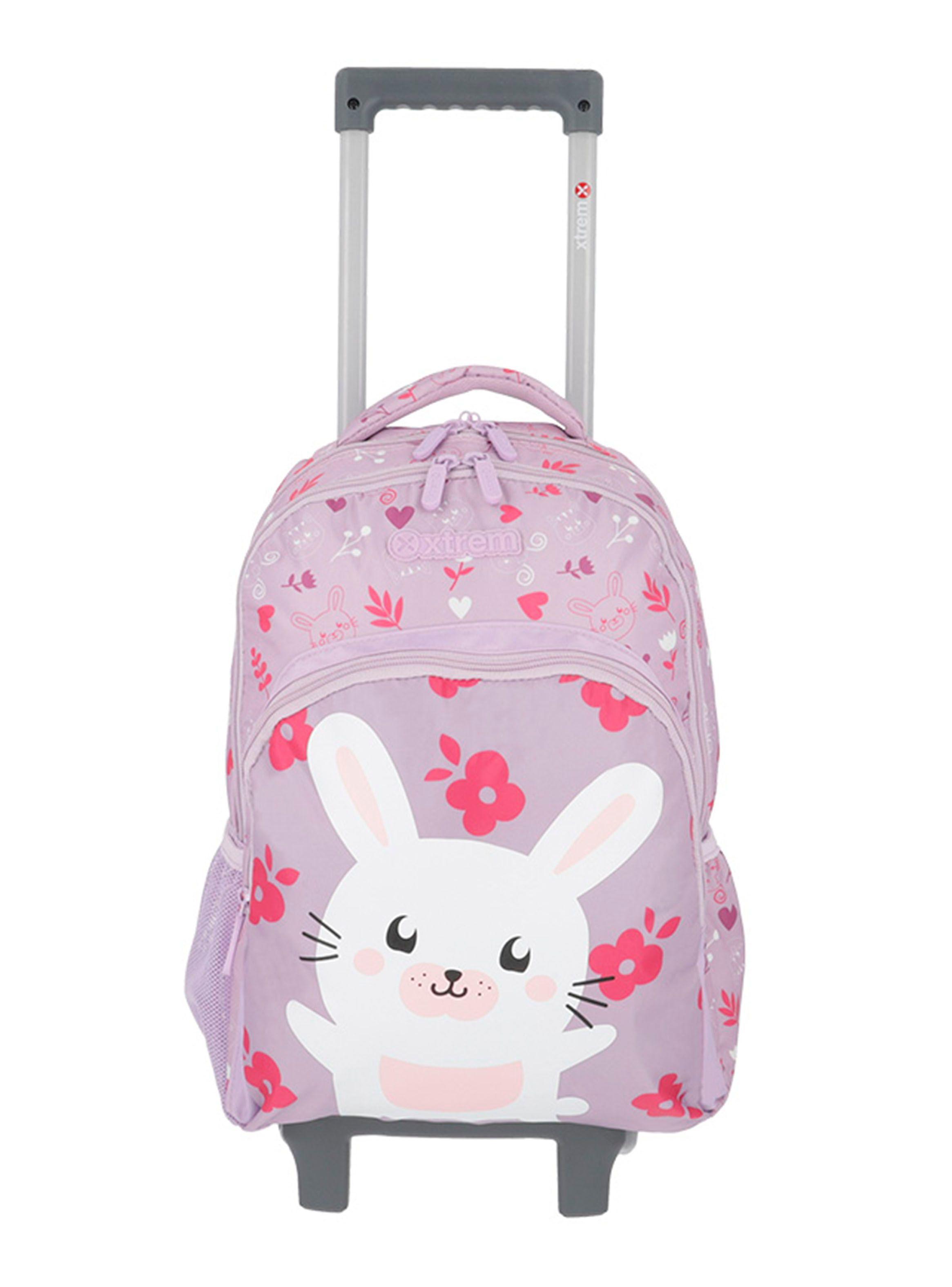 Mochila con Ruedas Niña Lincoln 4XT Morado-0