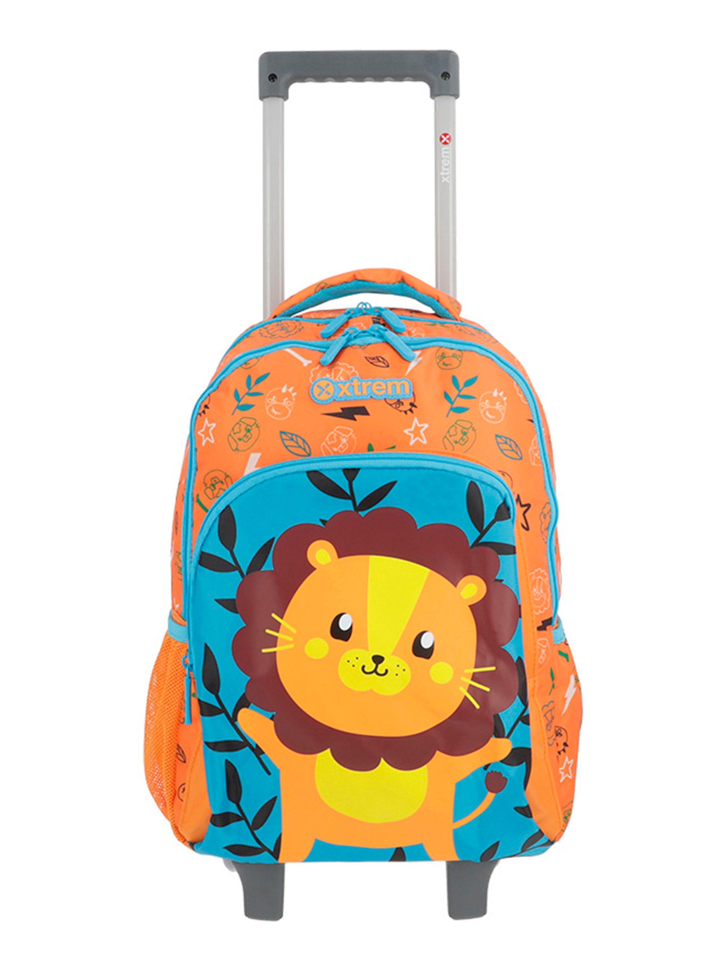 Mochila con Ruedas Niño Lincoln 4XT Naranja-0