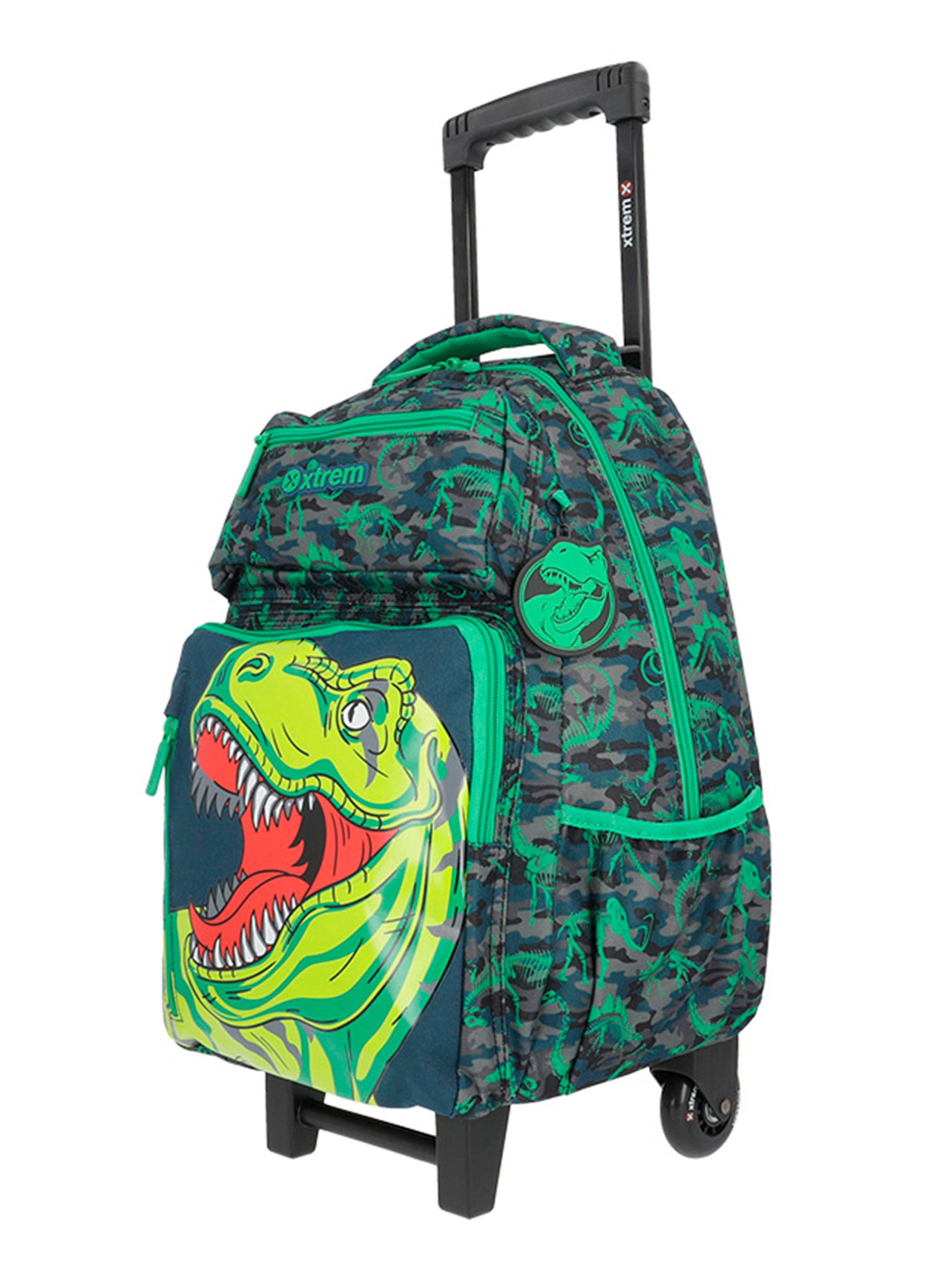 Pack Mochila con Ruedas Niño New Run Verde-1