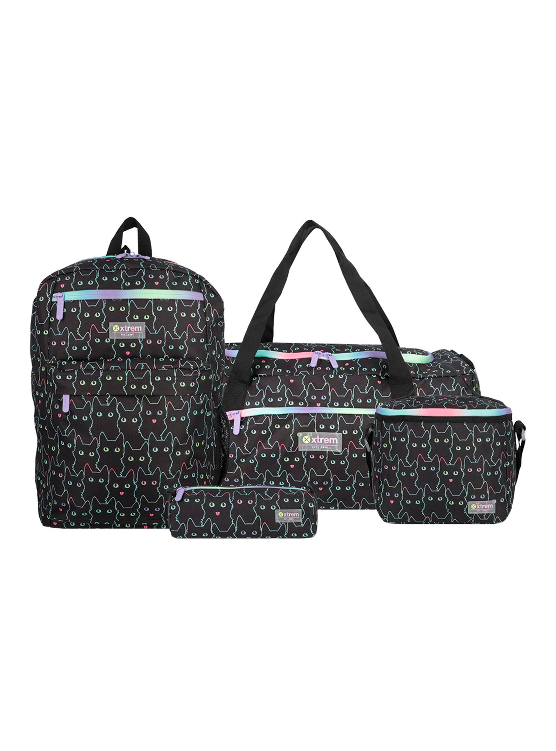 Megapack 2.0 Mochila Niña Negro-0