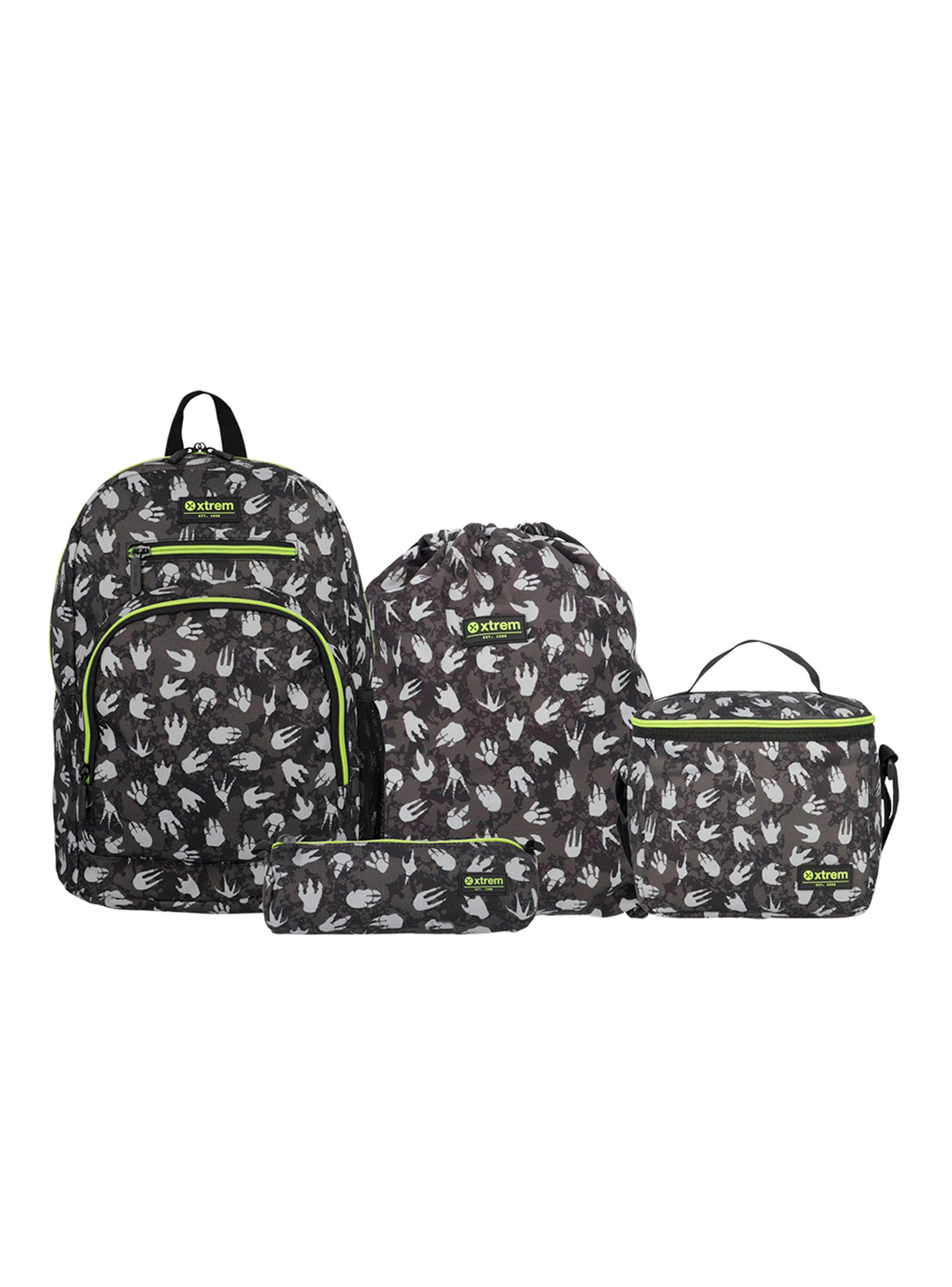 Multipack Mochila Niño Gris-0