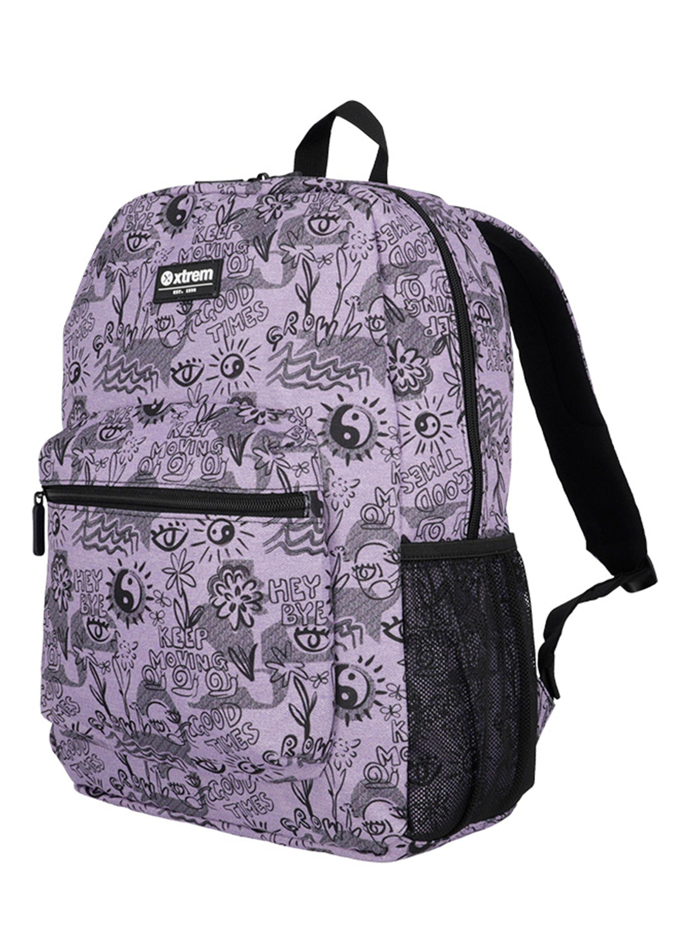 Triple Pack Mochila Niña Morado-1