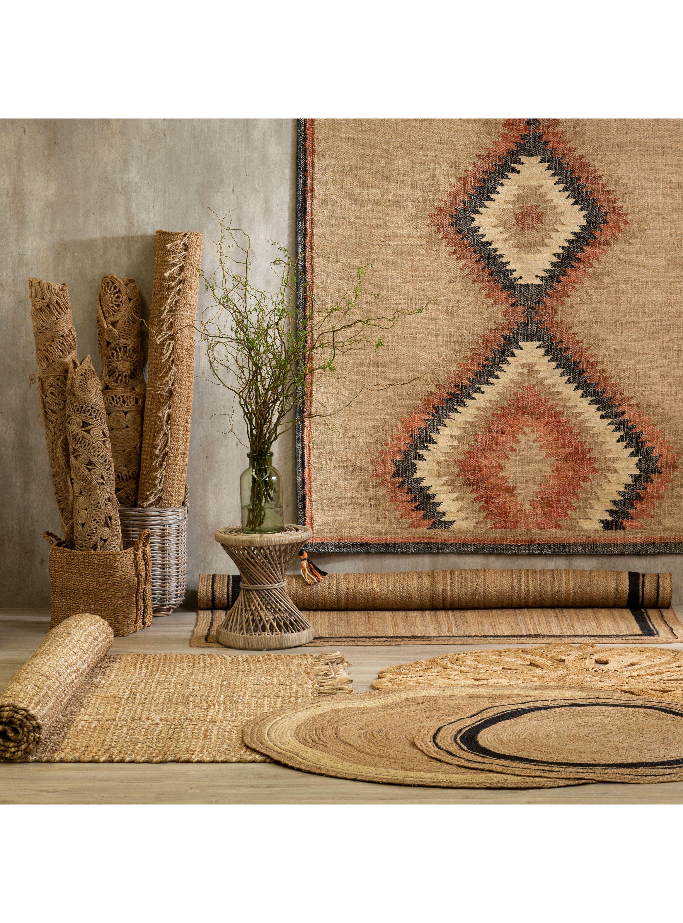 Alfombra Yute 160 x 230 cm Hand Spun Natural-3