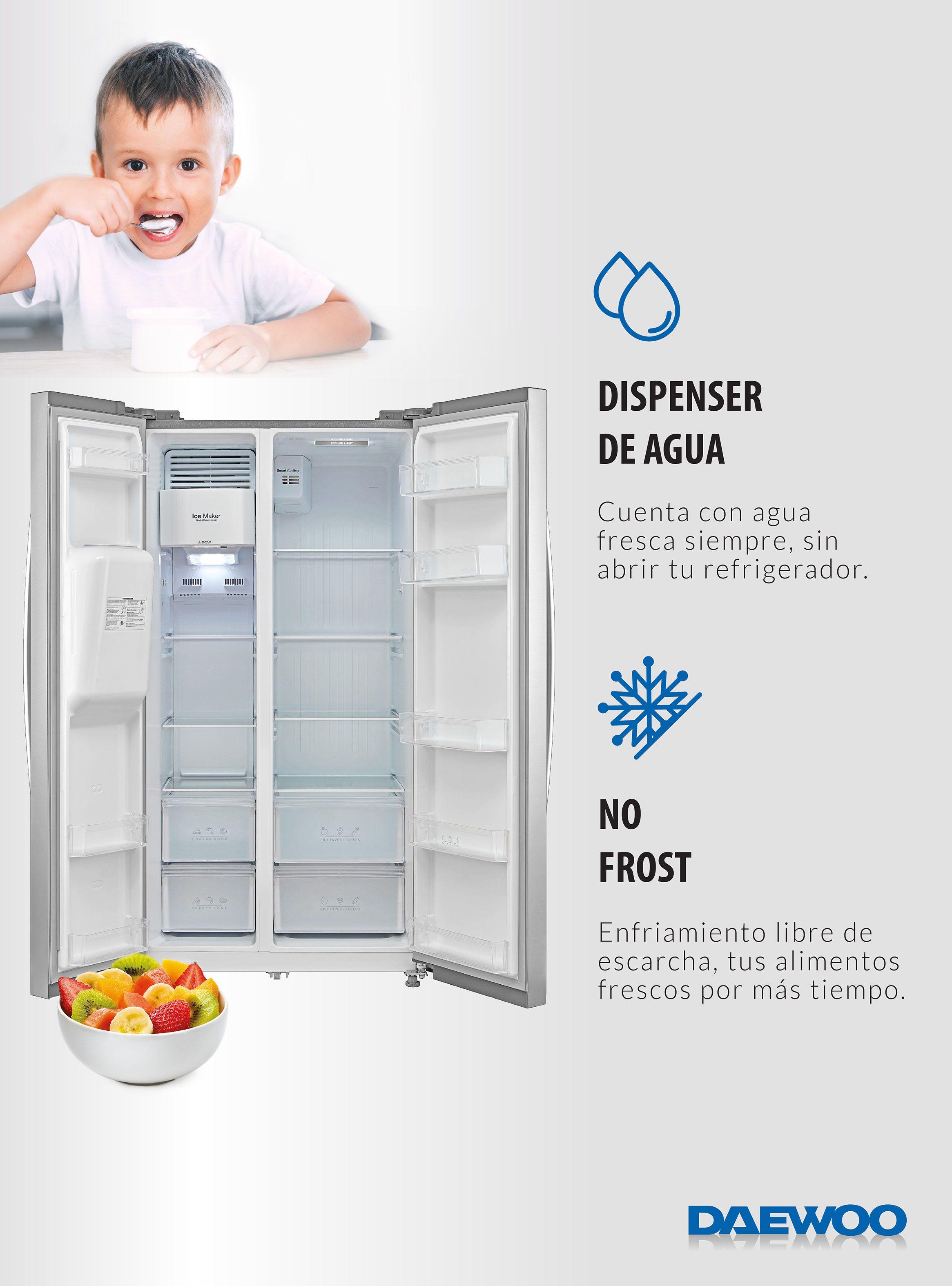 Refrigerador Side by Side No Frost 504 Litros Dispensador Agua/Hielo DRSS568NFIWDCL-8