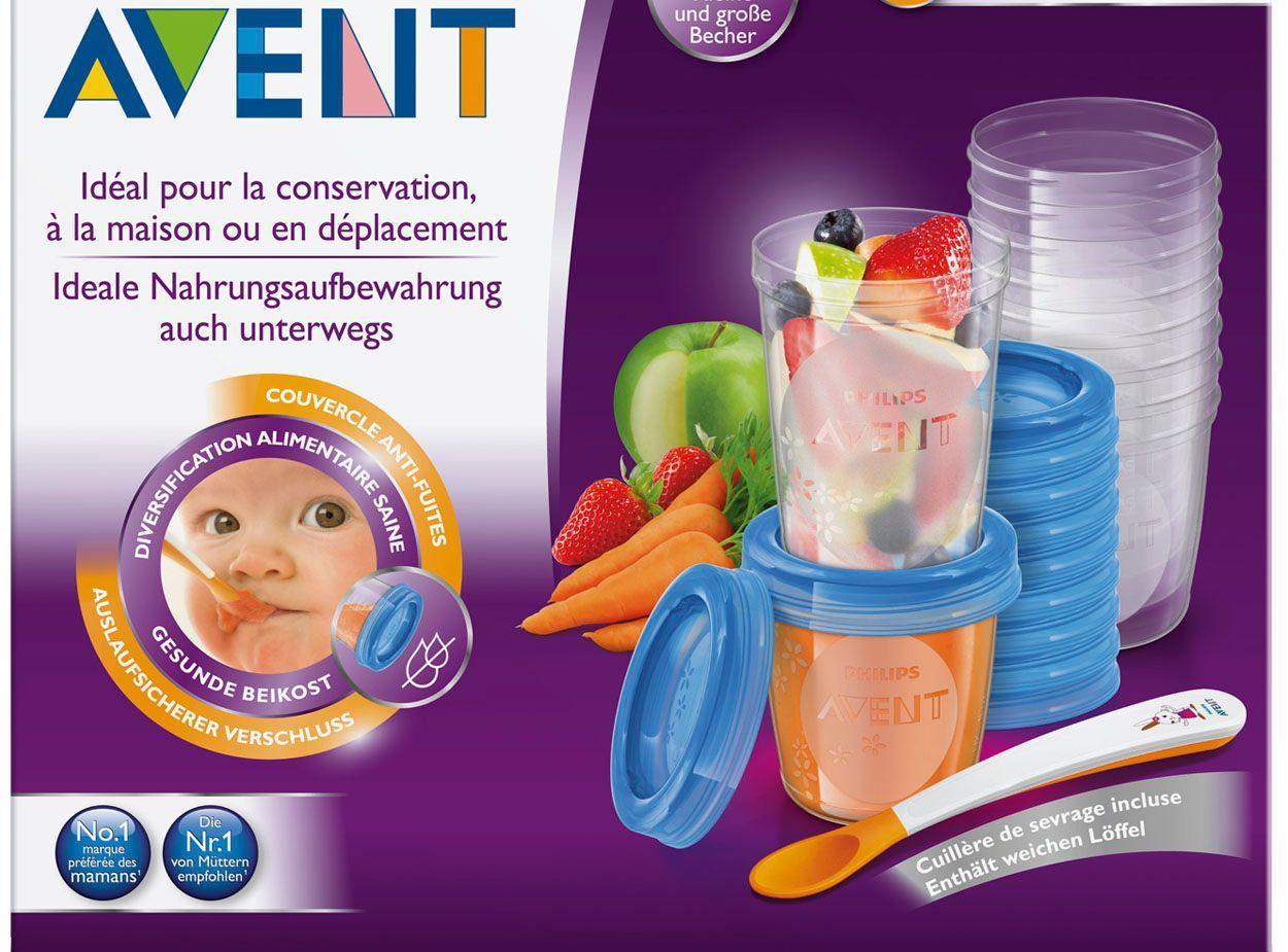 Avent Set de Vasos para Almacenamiento-0