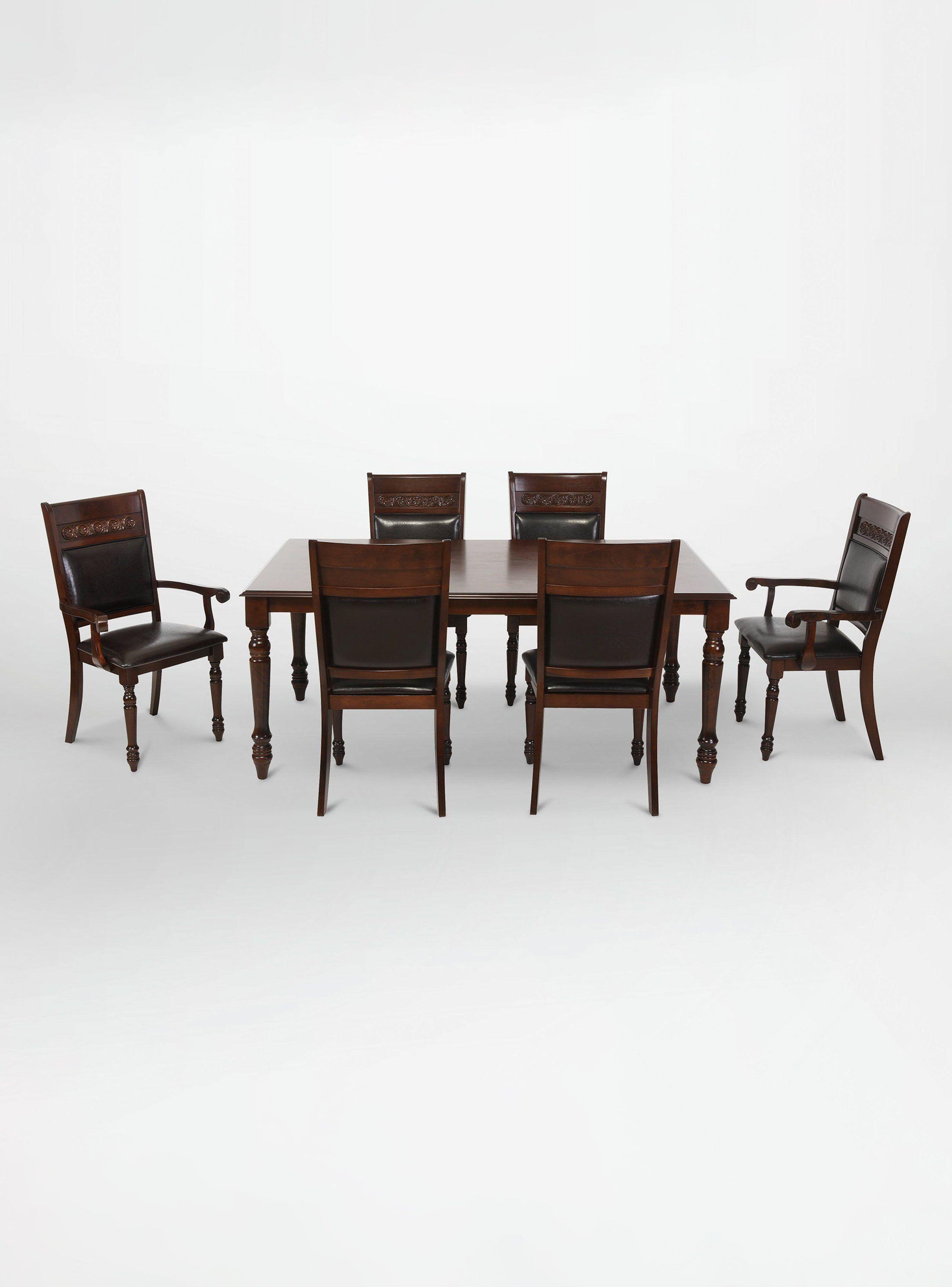 Juego de Comedor New Cordobes 180 cm + 4 Sillas + 2 Sitiales Cic-0