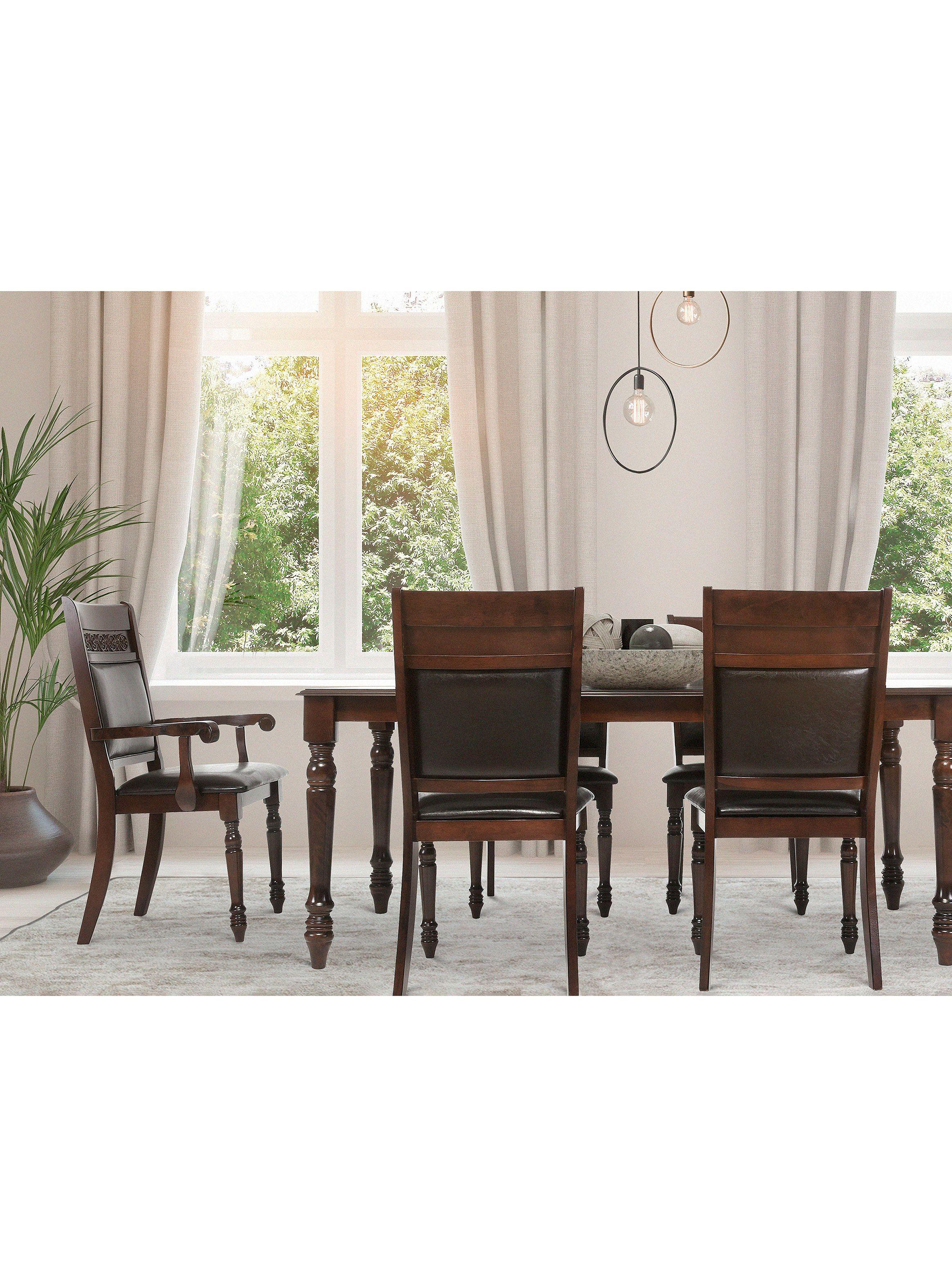 Juego de Comedor New Cordobes 180 cm + 4 Sillas + 2 Sitiales Cic-6