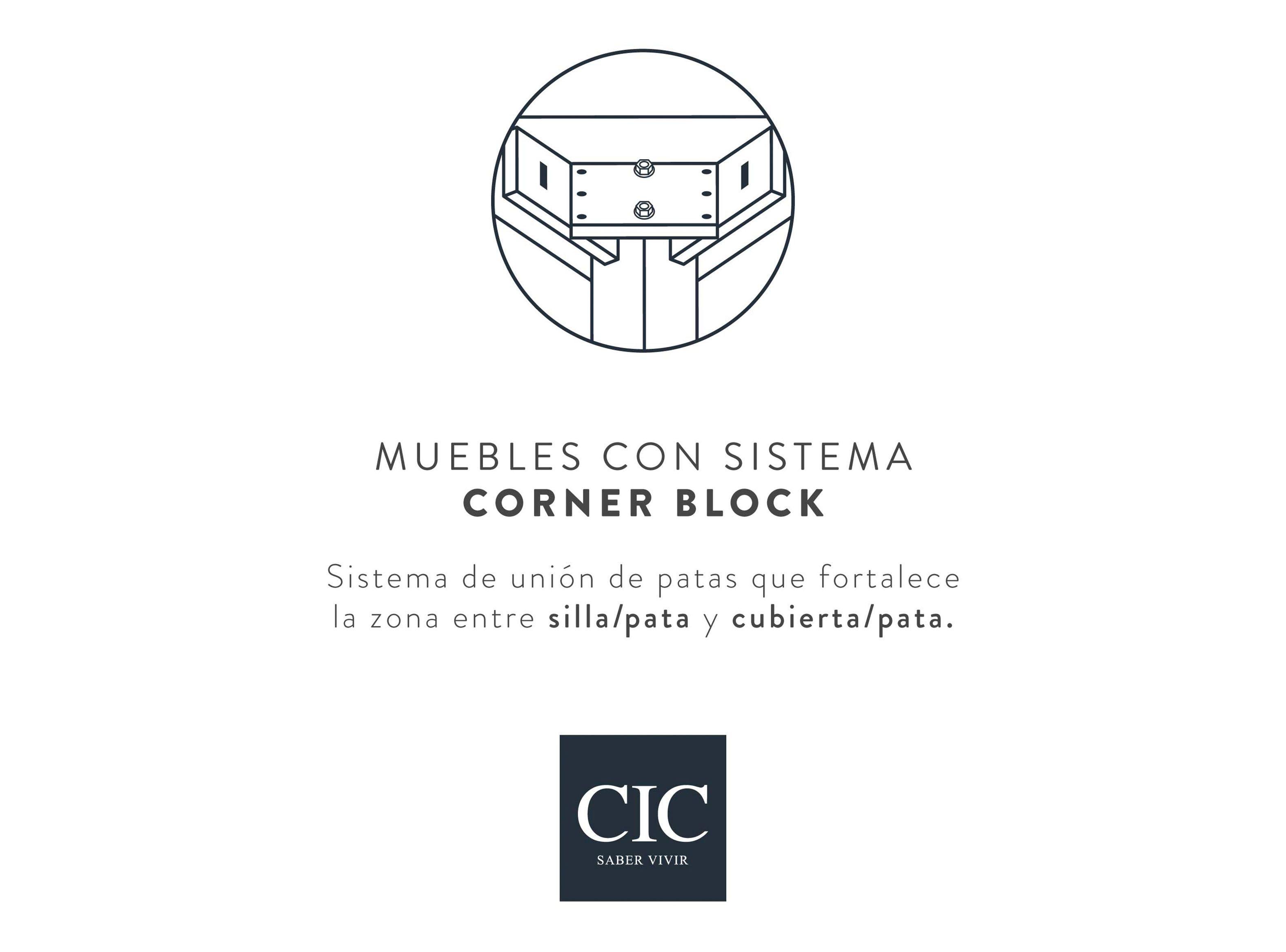 Juego de Comedor New Cordobes + 6 Sillas + 2 Sitiales Cic-8