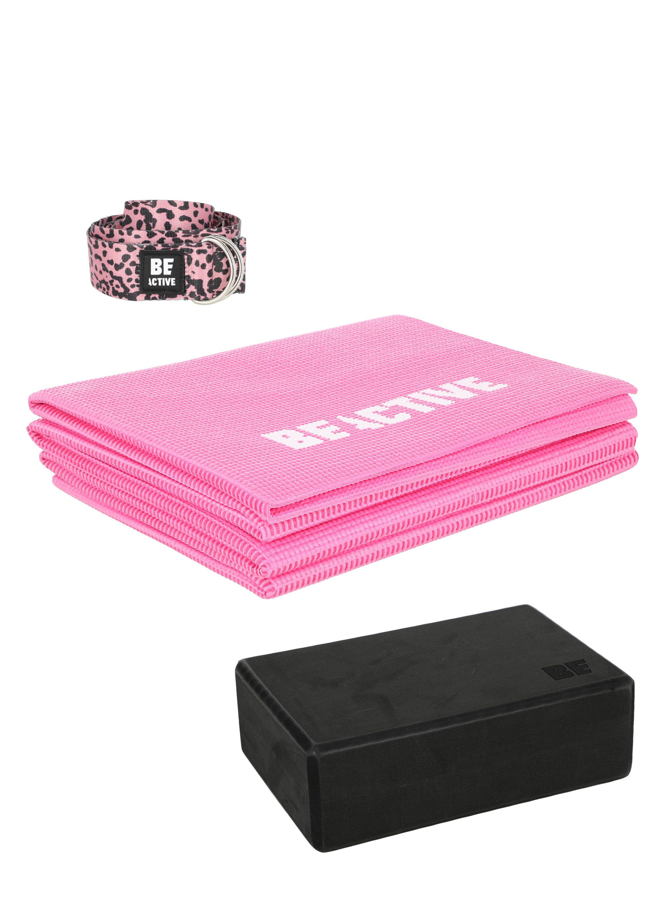 Pack Be Active Yoga Plegable + Block + Cinto-0