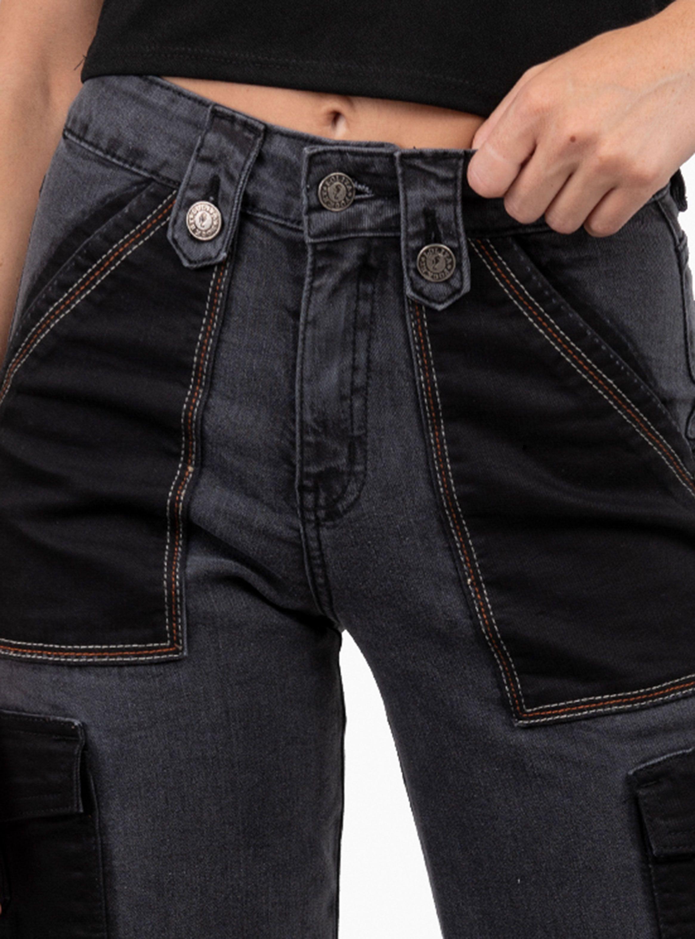 Jeans Lolita Pocket Juana Bicolor Baggy-2