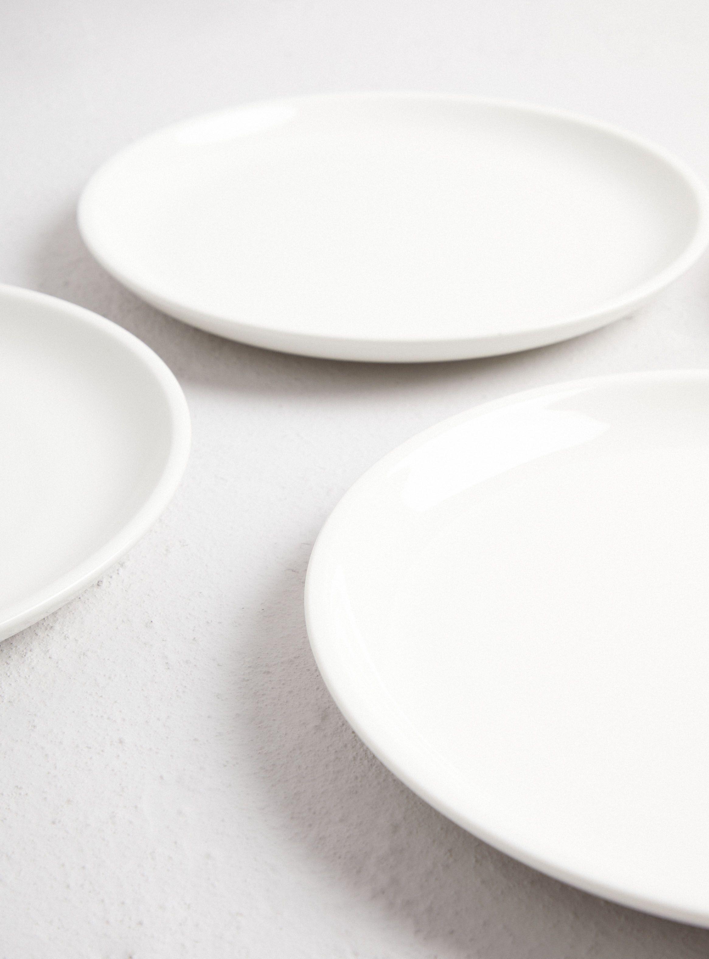 Set 4 Platos Blancos 27 cm-2
