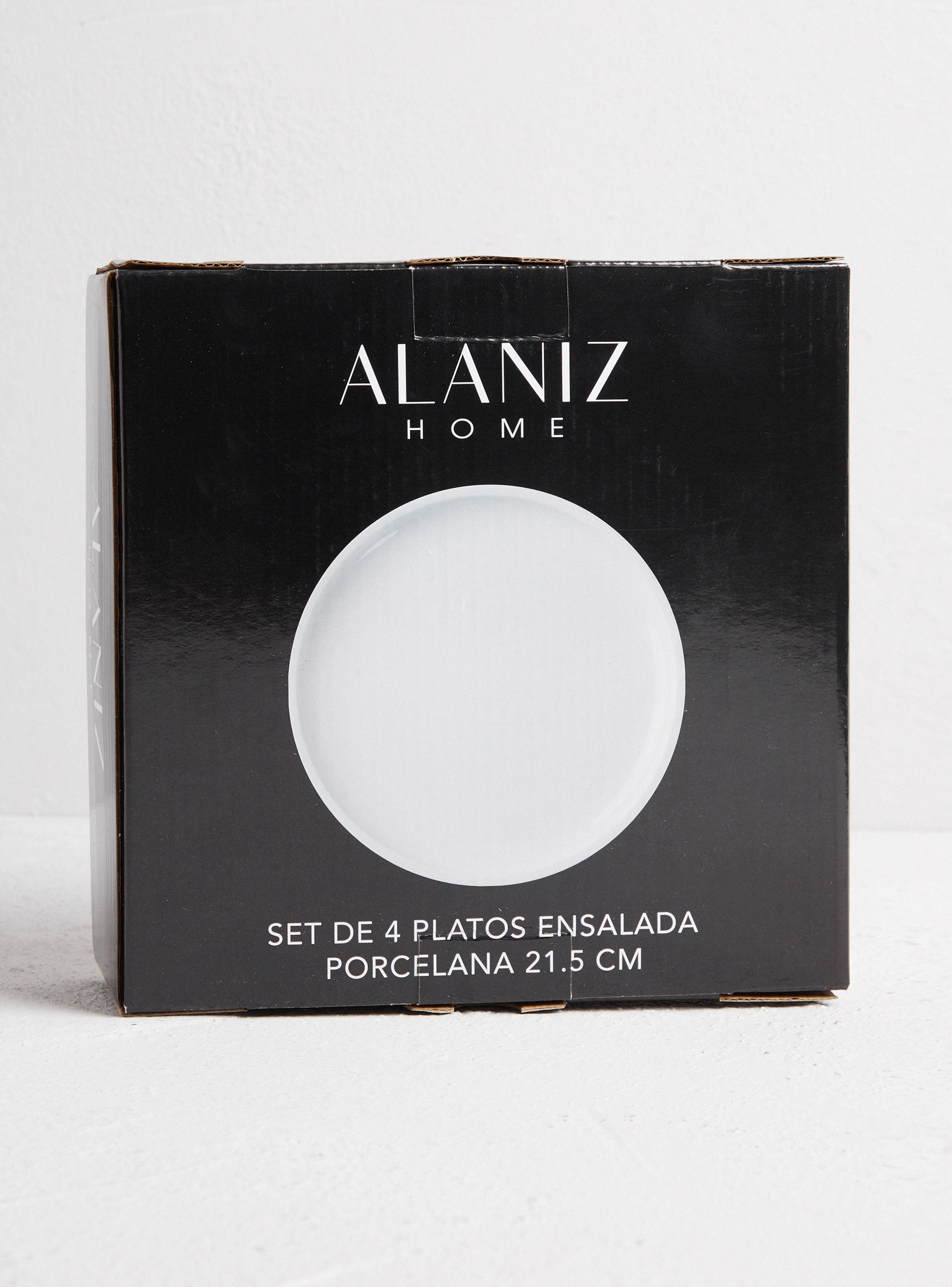 Set 4 Platos Blancos 21 cm-3