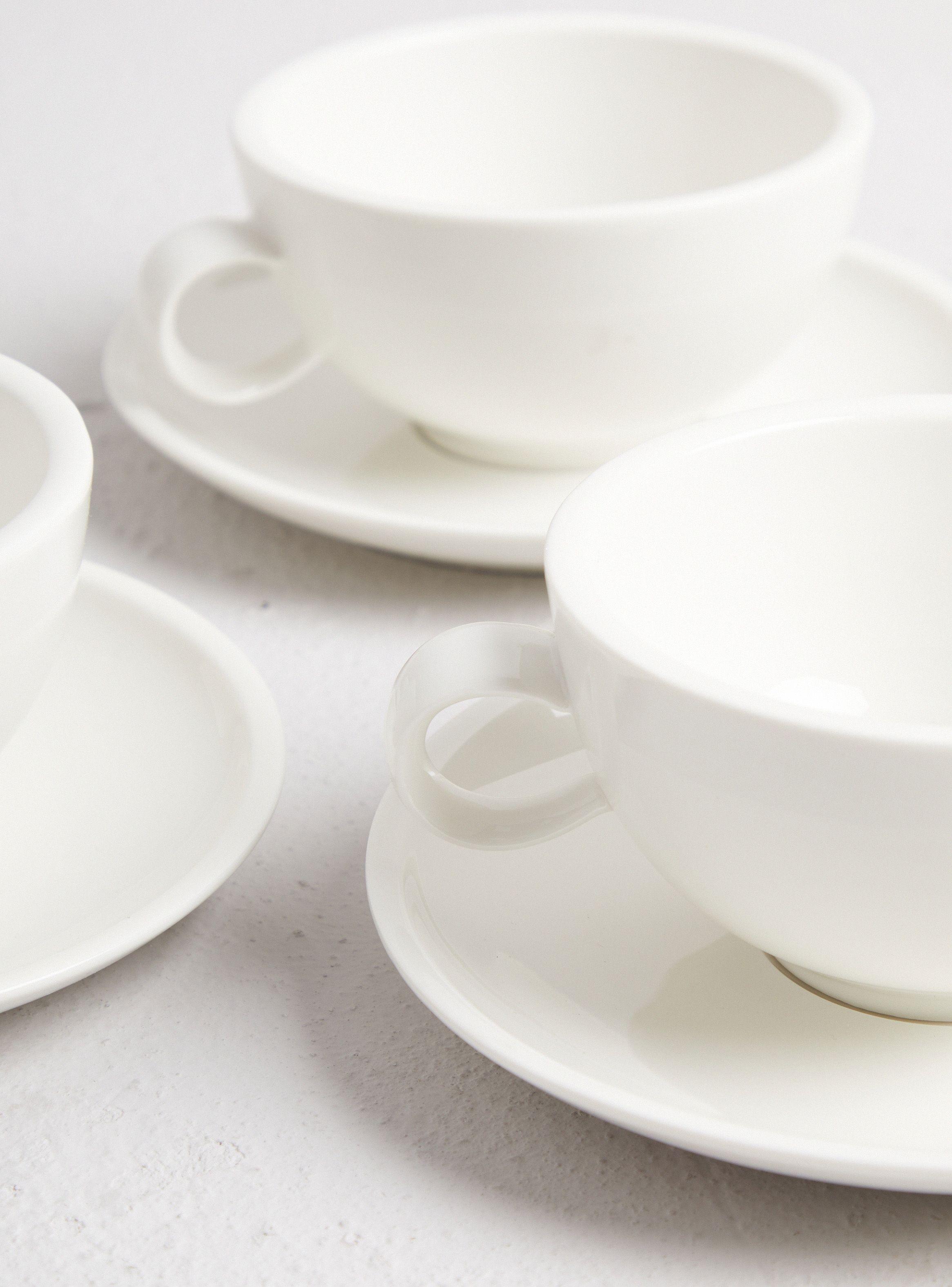 Set 4 Tazas de Té 250 ml + Platillos-2