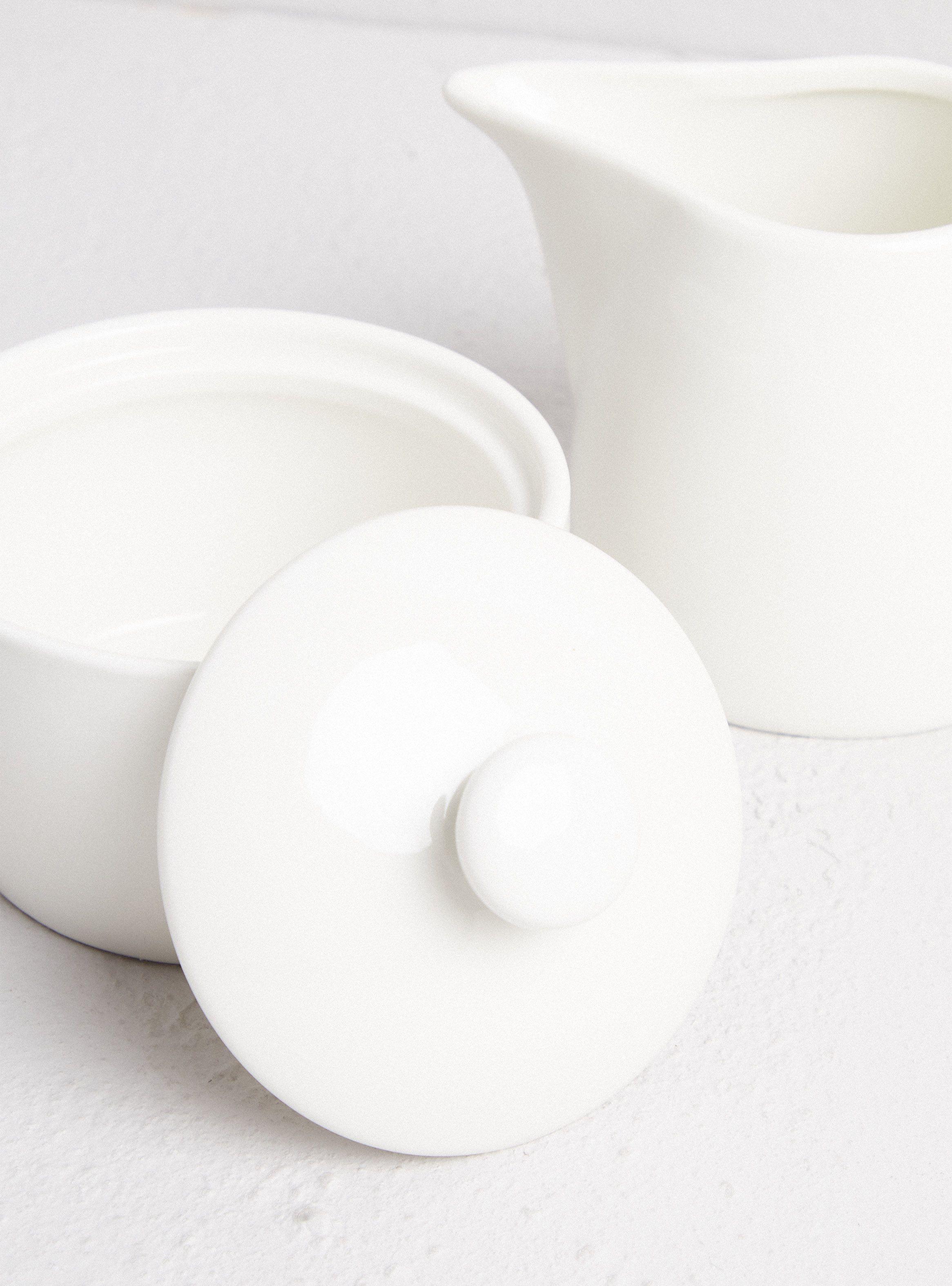 Set Azucarero y Lechero Porcelana-2