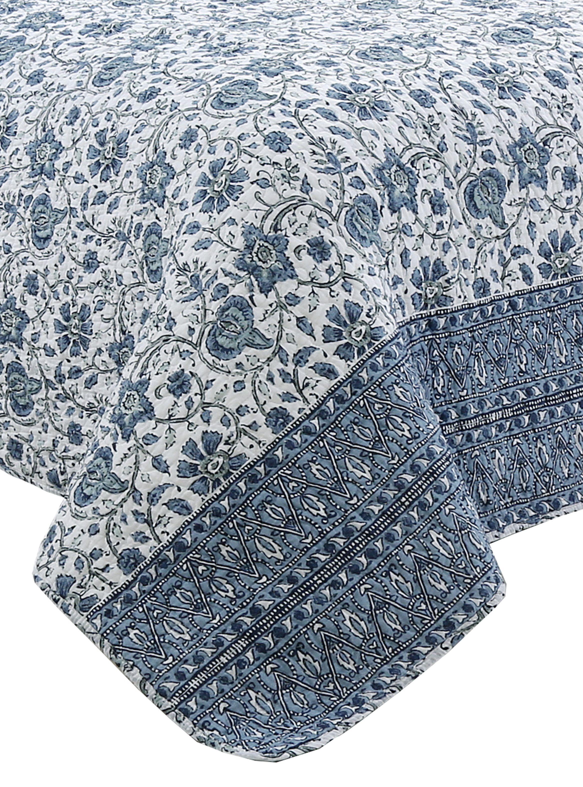 Quilt Sarah Miller King Trama Floreada-2