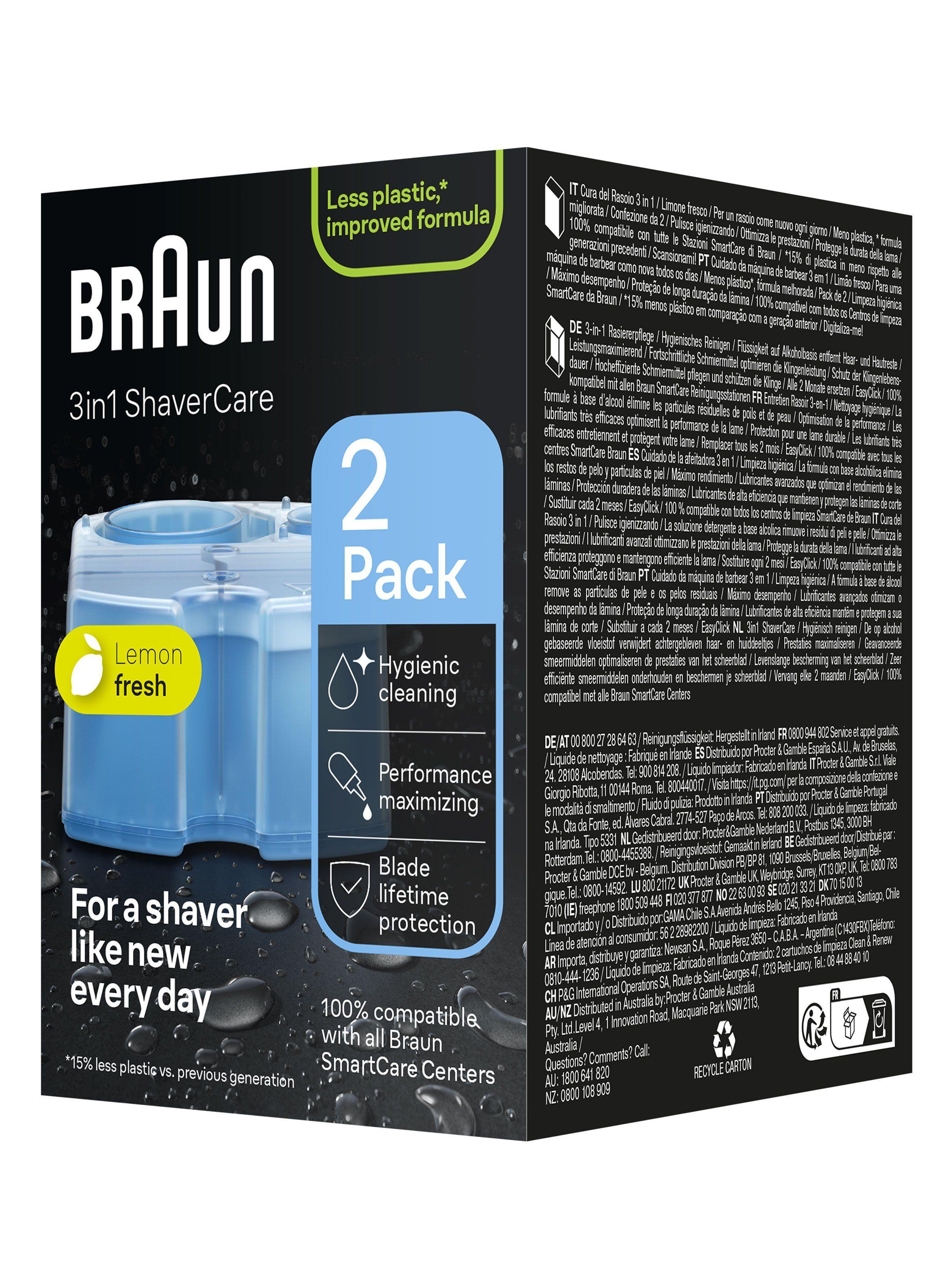 Repuesto Cartuchos de Limpieza Braun Clean & Renew CCR2-6